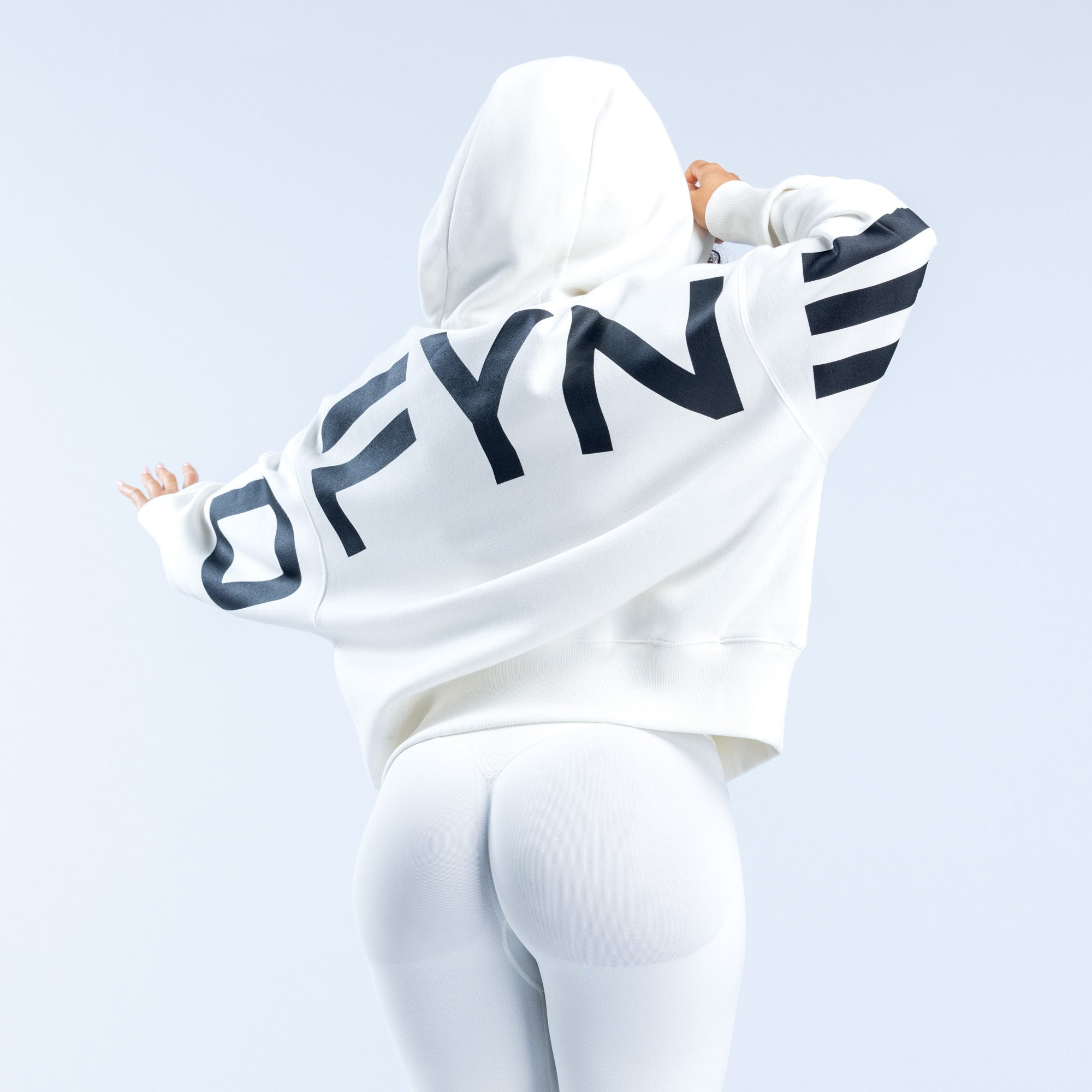 Moletom com Capuz DFYNE Signature Feminino Branco | IWPONF314