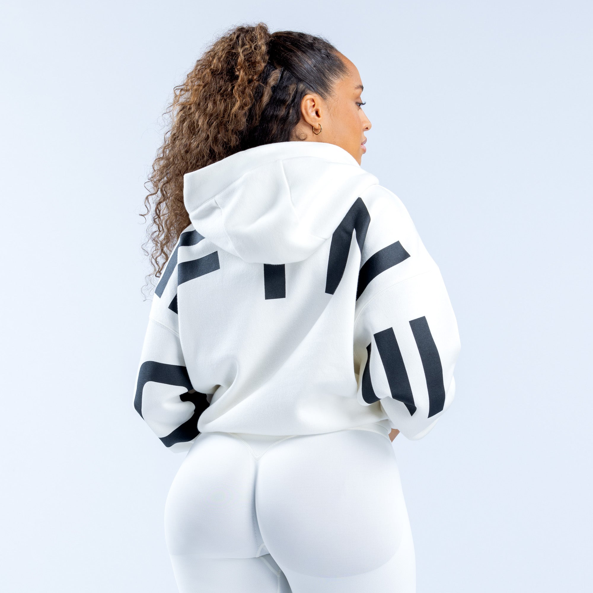 Moletom com Capuz DFYNE Signature Feminino Branco | IWPONF314