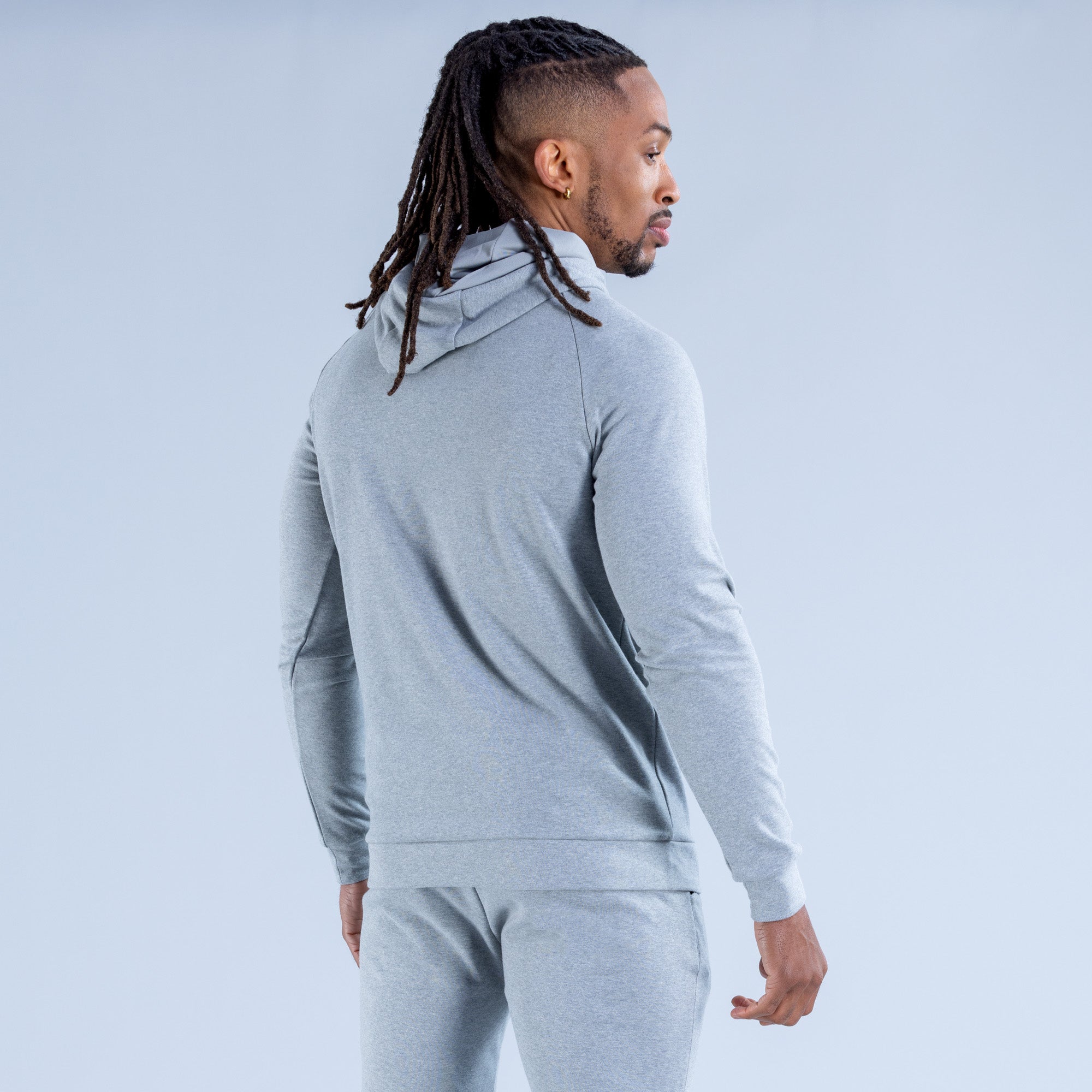 Moletom com Capuz DFYNE Stealth Midweight Masculino Cinzentas | WLVNFX795