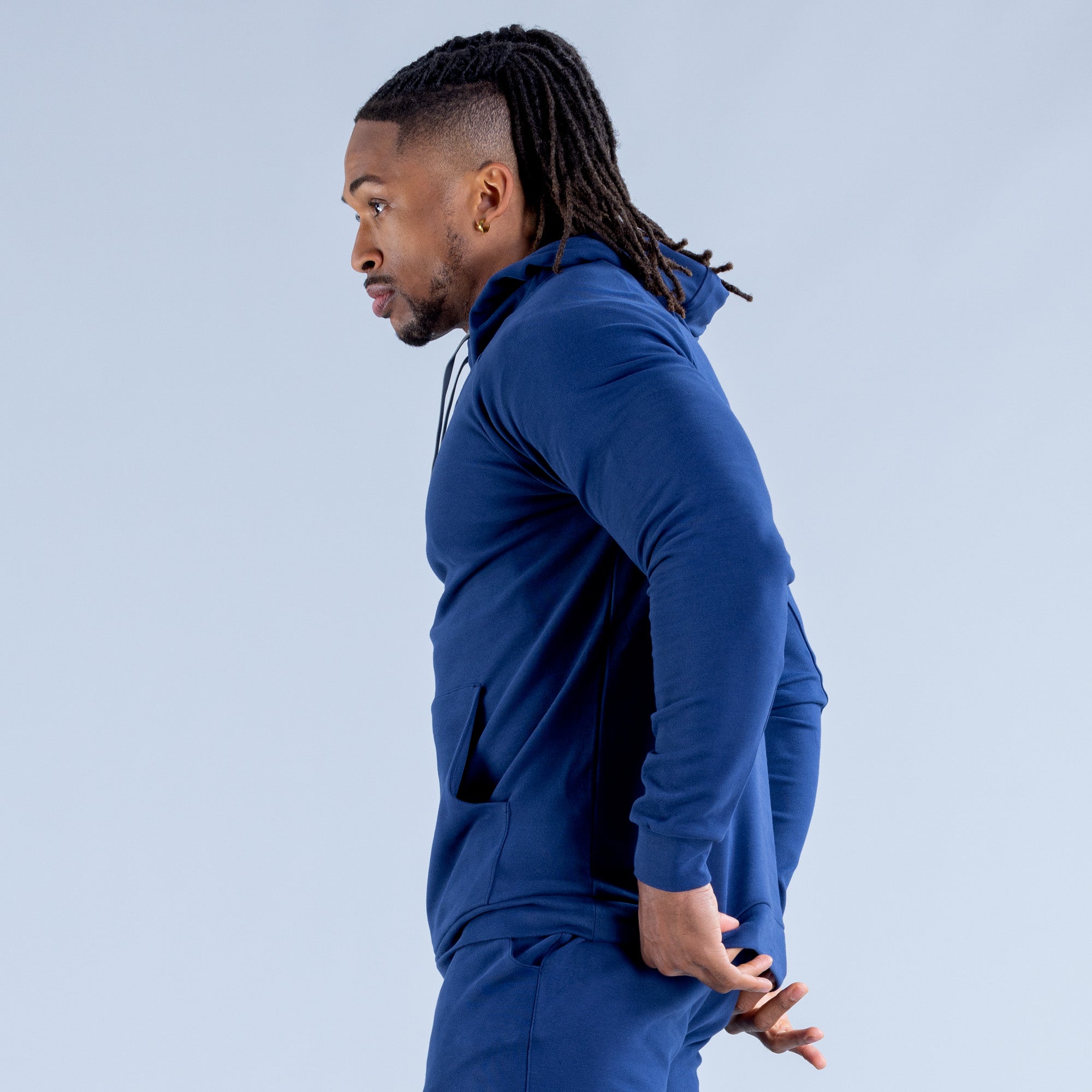 Moletom com Capuz DFYNE Stealth Midweight Masculino Azuis | MNOBGY610