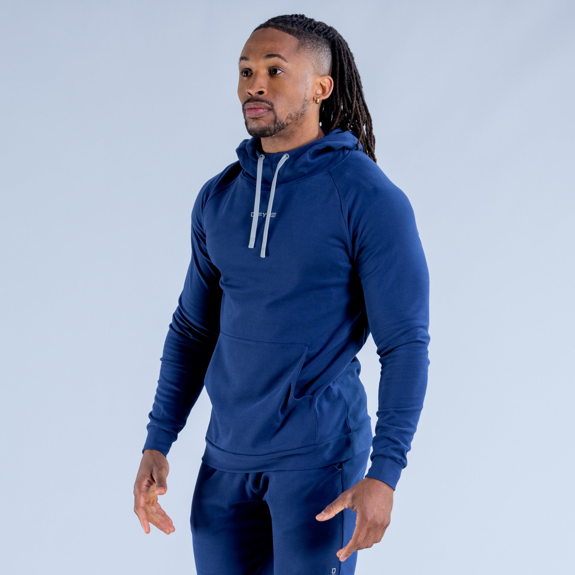 Moletom com Capuz DFYNE Stealth Midweight Masculino Azuis | MNOBGY610