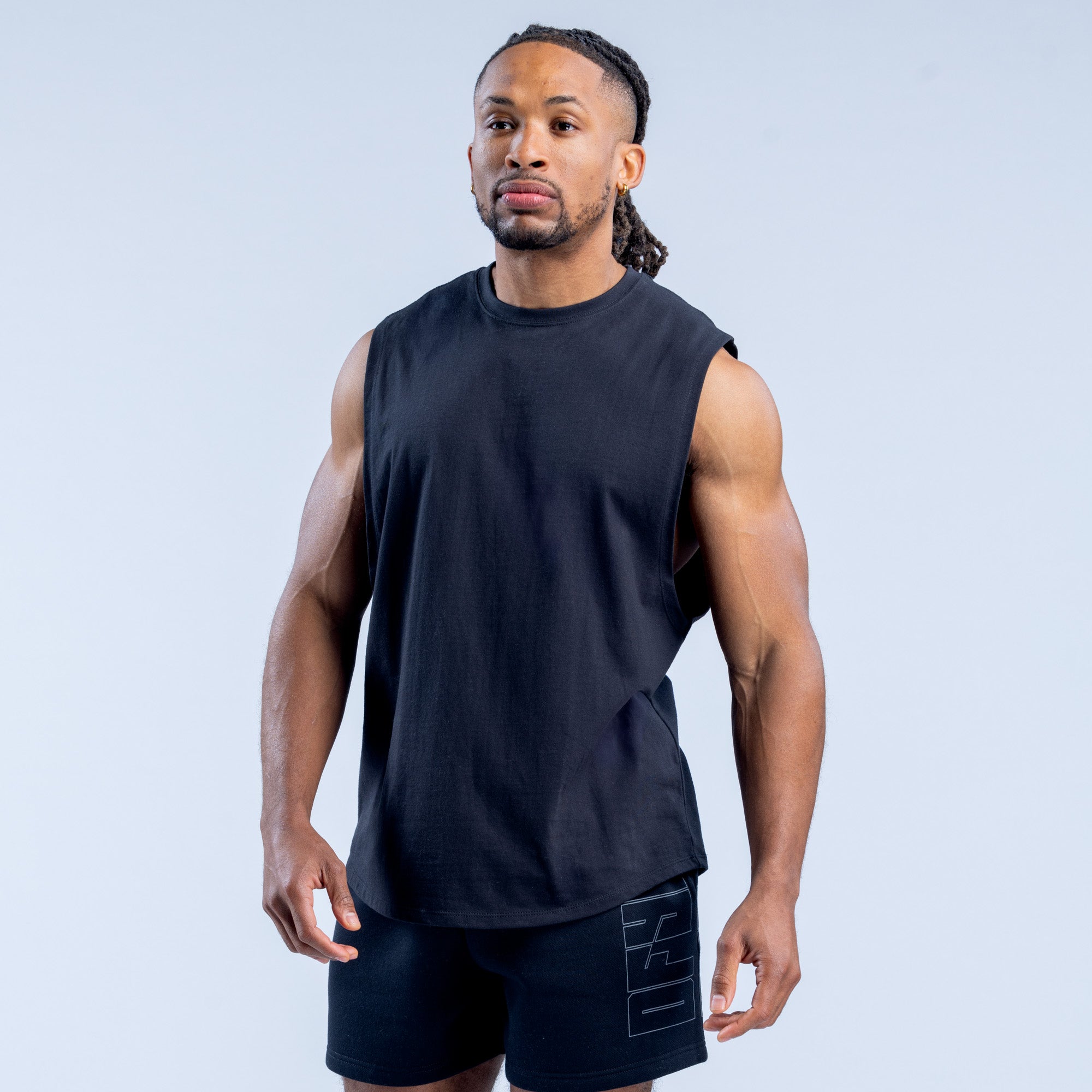 Regata DFYNE Recharge Graphic Masculino Pretas | DVNQZS780