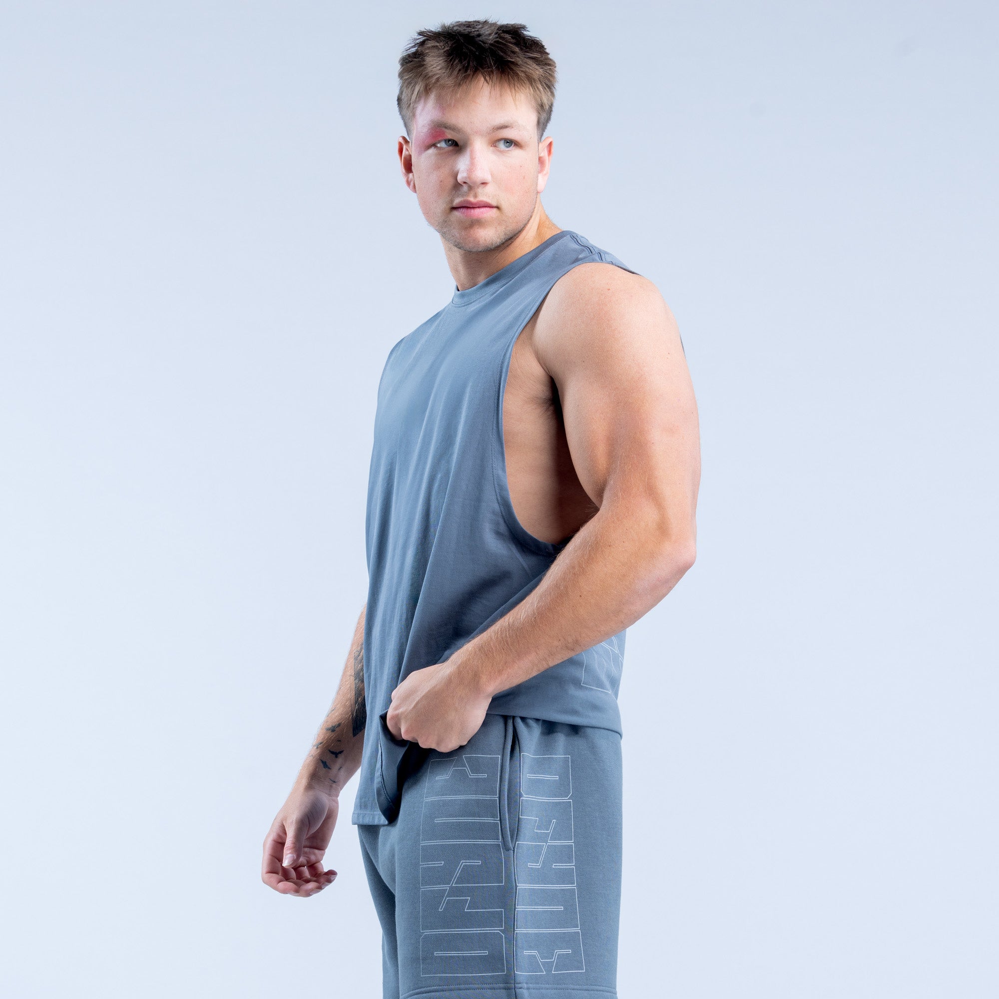 Regata DFYNE Recharge Graphic Masculino Cinzentas | HQIMSW597
