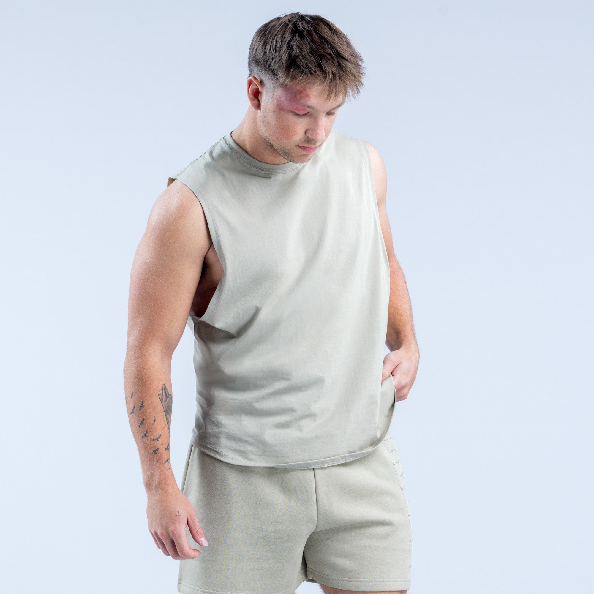 Regata DFYNE Recharge Graphic Masculino Cinzentas | QXWKPR960
