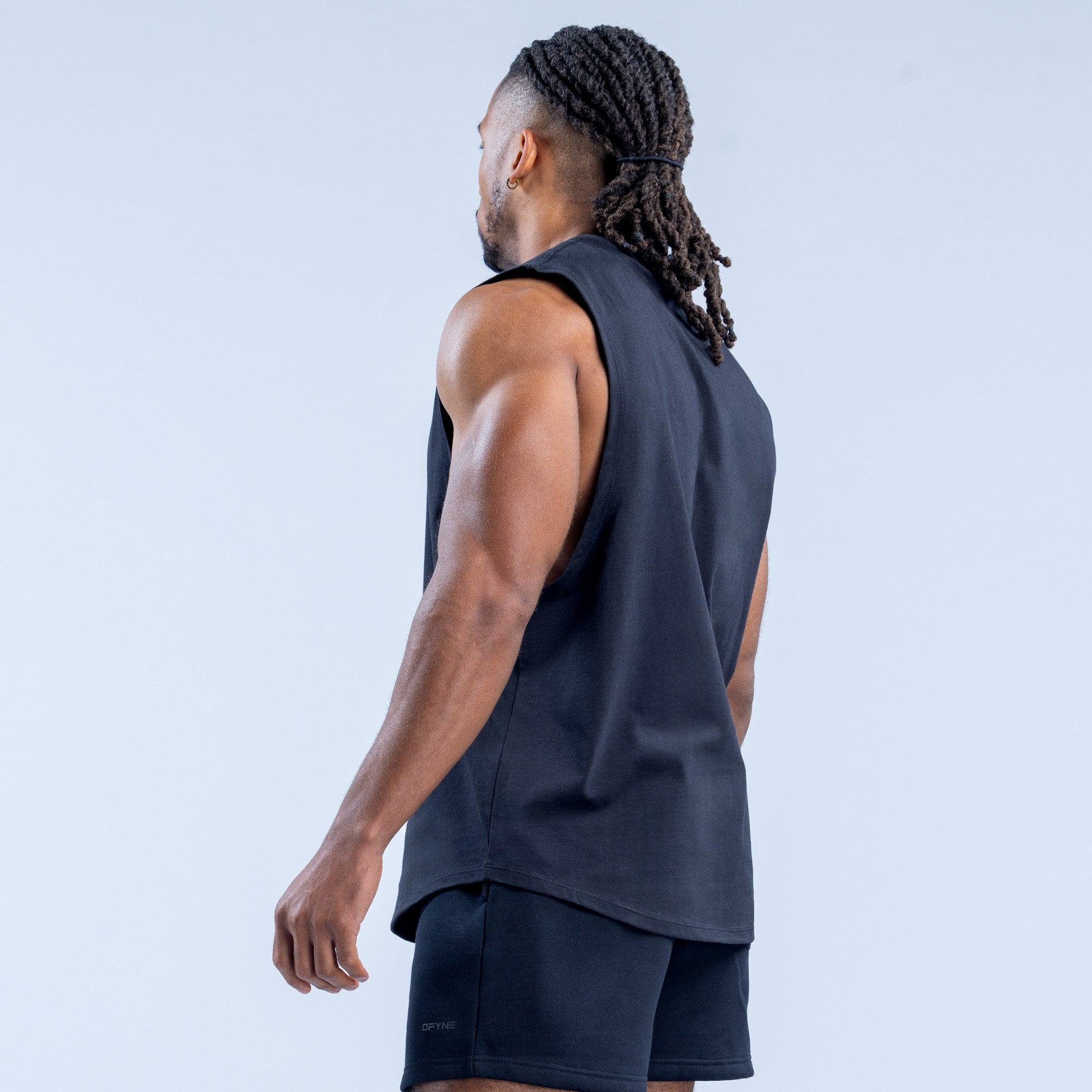 Regata DFYNE Recharge Masculino Pretas | NDXQLJ265