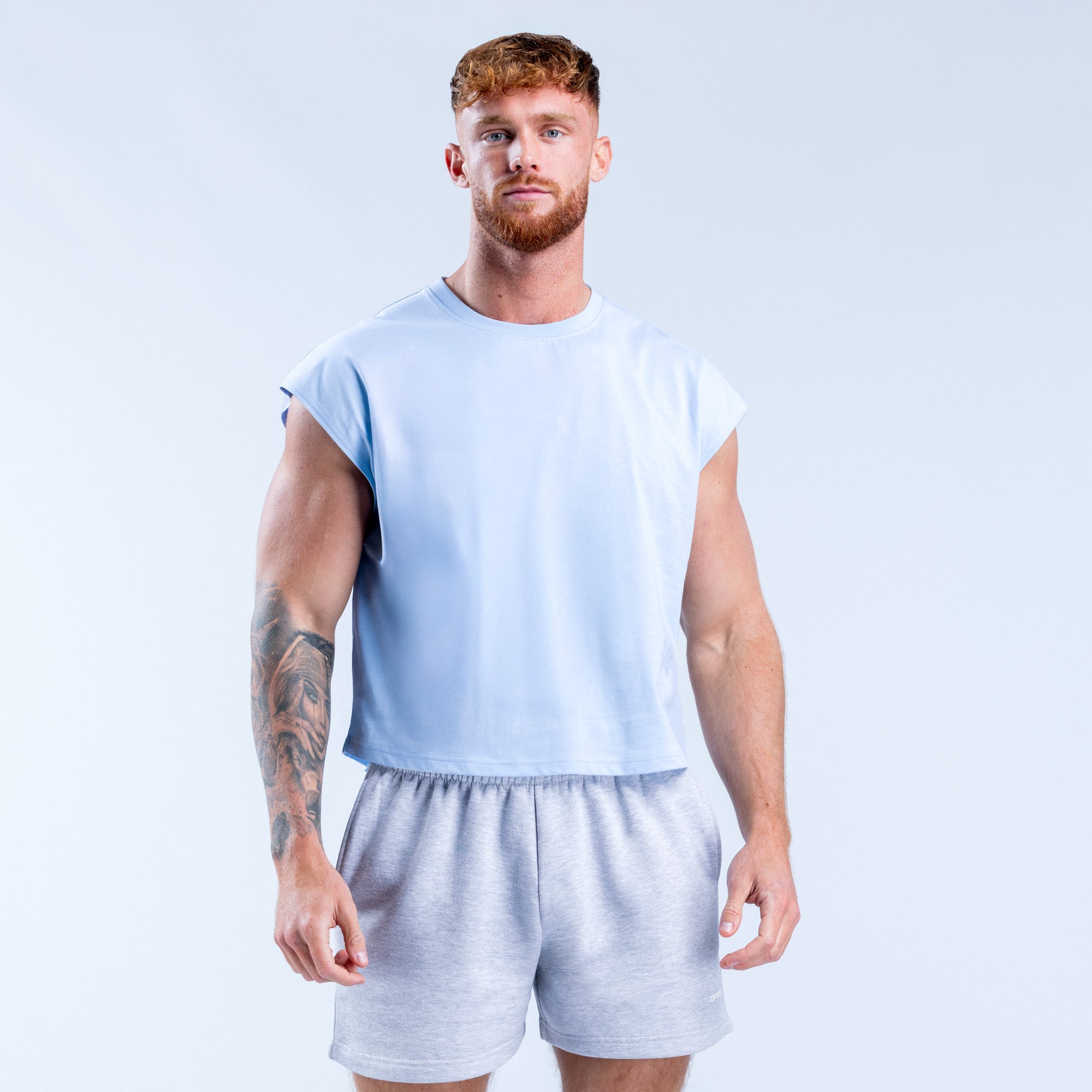 Regata DFYNE Signature Crop Masculino Azuis | XHQBWL128