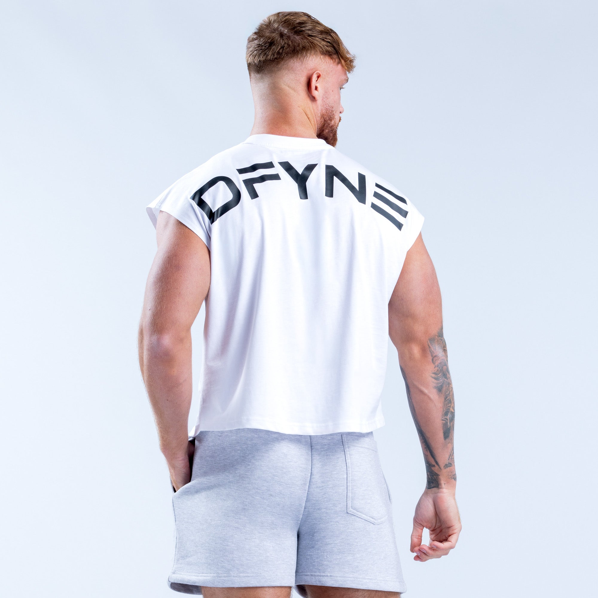 Regata DFYNE Signature Crop Masculino Branco | ZWLHVY695