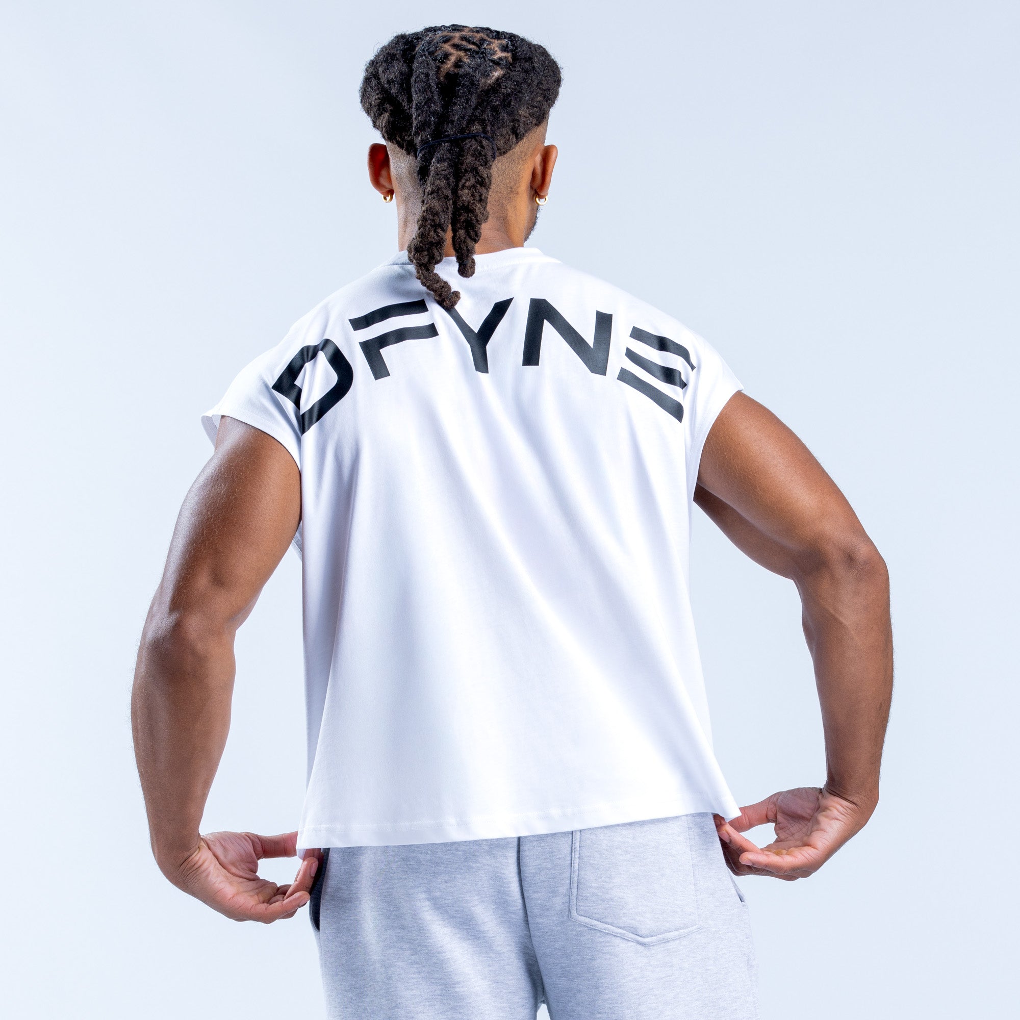 Regata DFYNE Signature Crop Masculino Branco | ZWLHVY695
