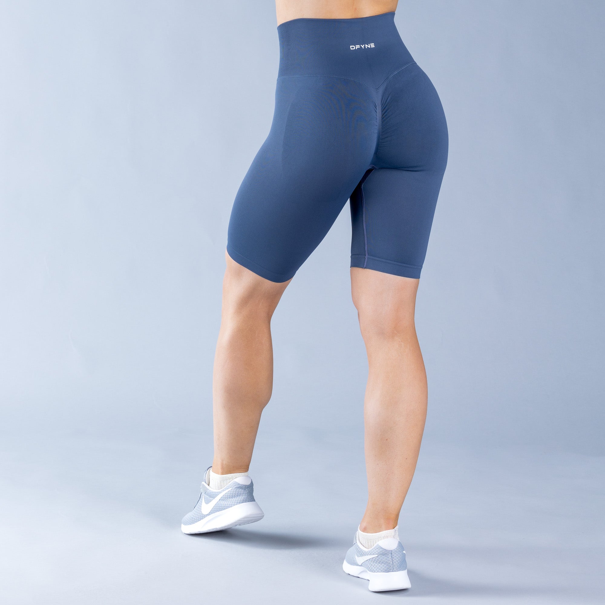 Shorts DFYNE Dynamic Feminino Azuis Escuro | OIUMHX415