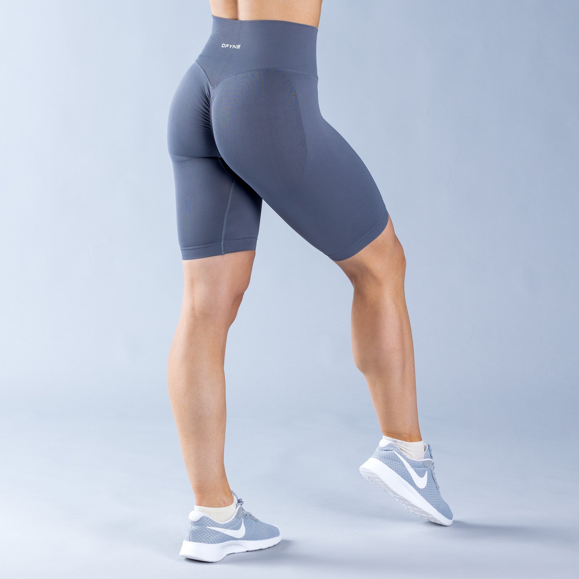 Shorts DFYNE Dynamic Feminino Cinzentas Escuro | CEJGVF386