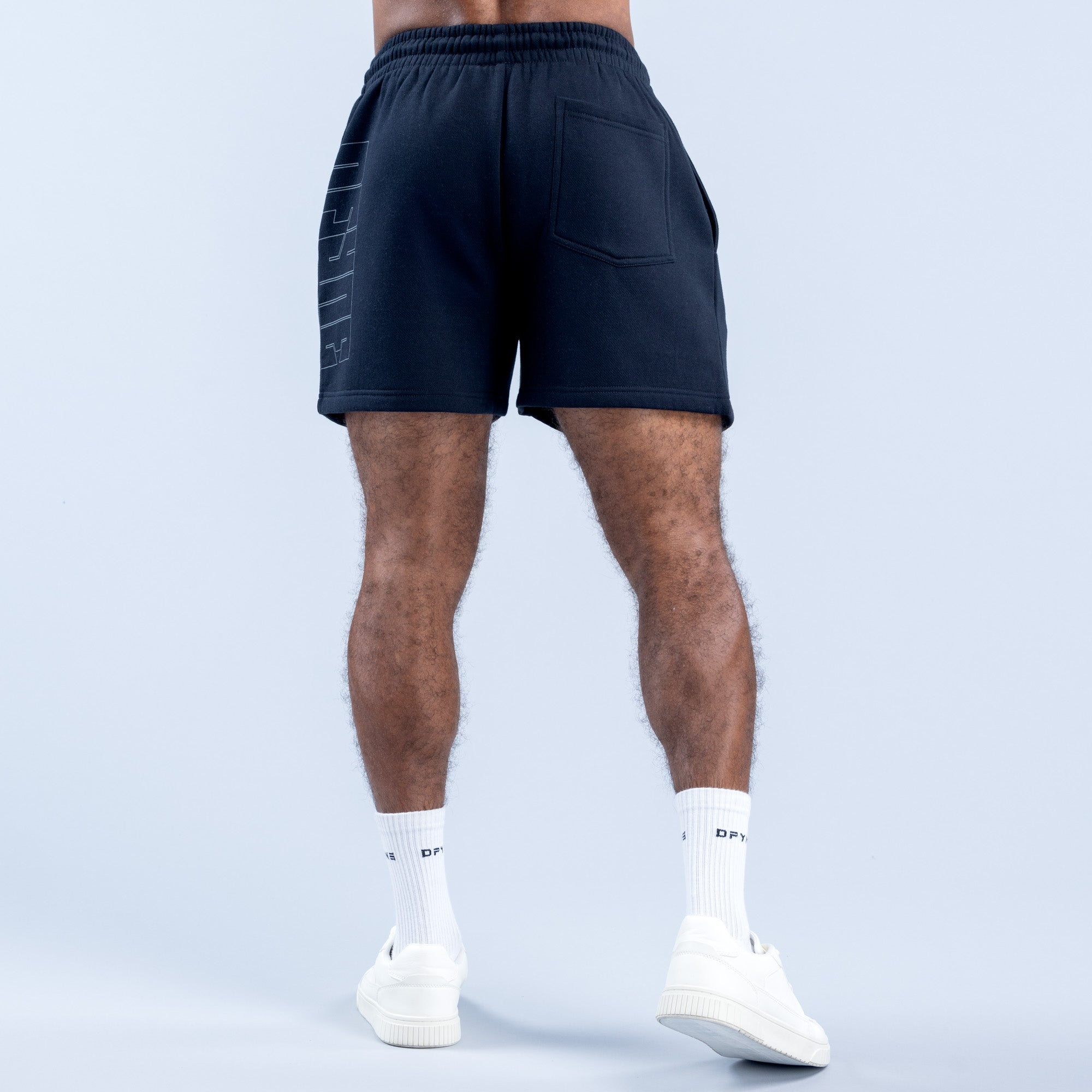Shorts DFYNE Recharge Graphic Masculino Pretas | JCGESV150