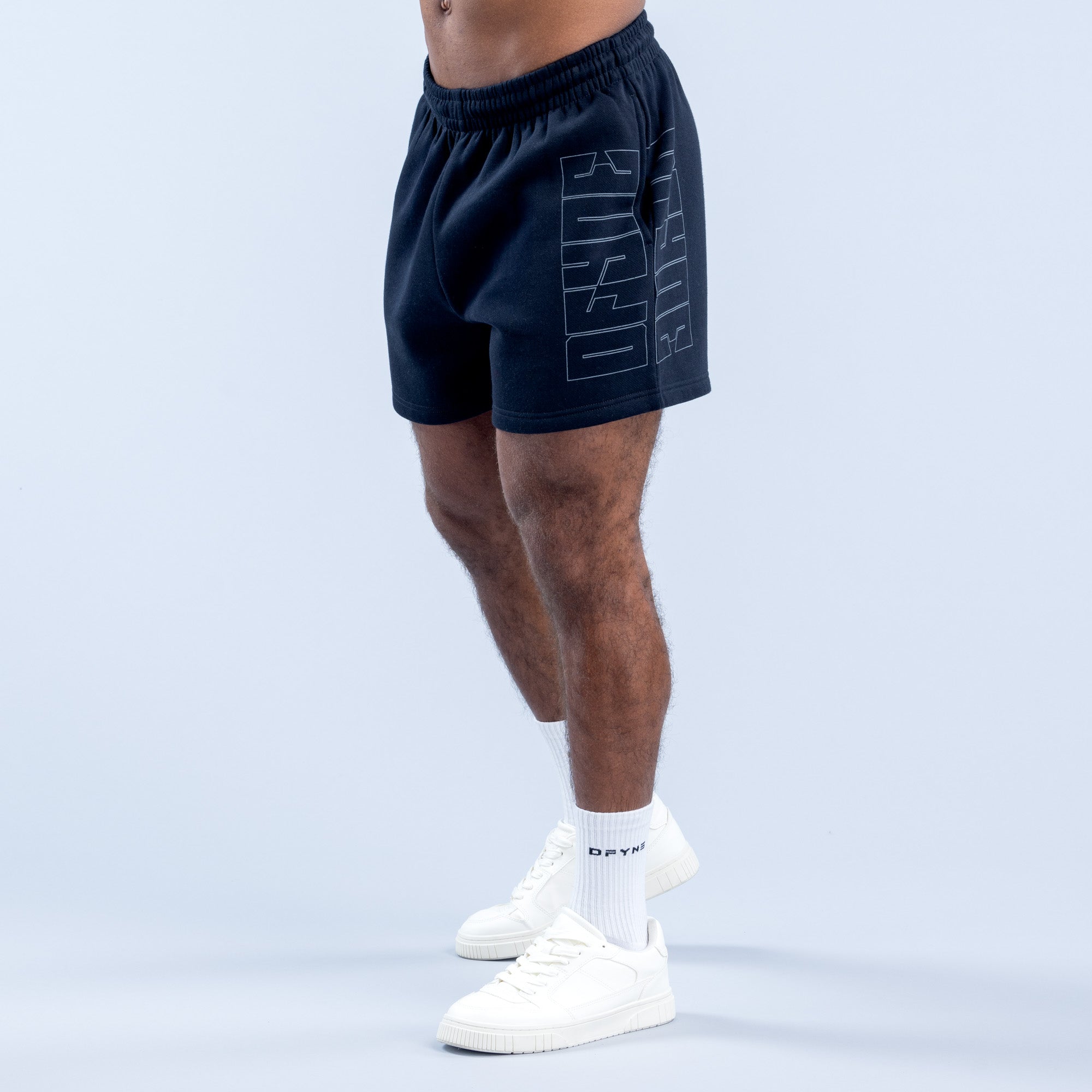 Shorts DFYNE Recharge Graphic Masculino Pretas | JCGESV150