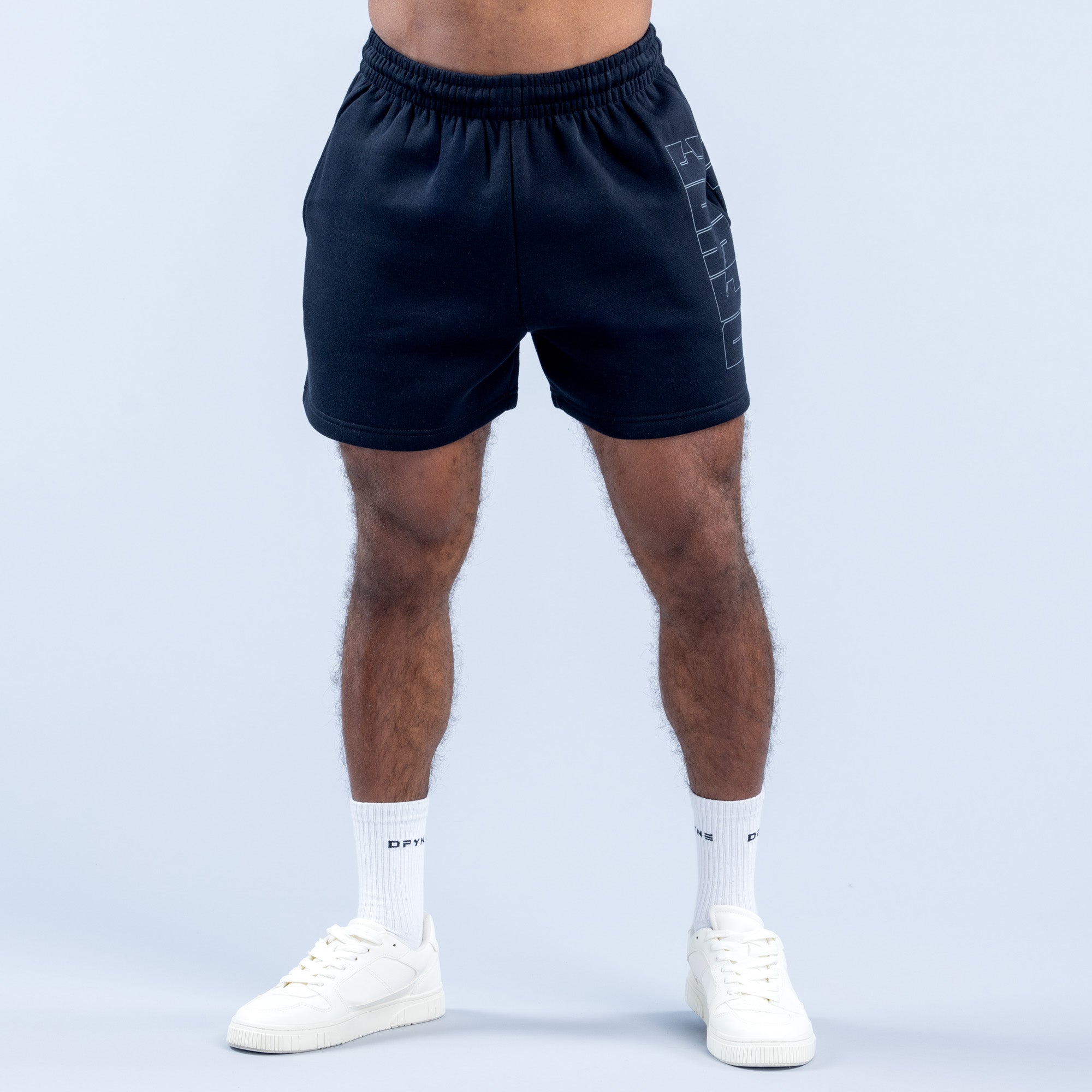 Shorts DFYNE Recharge Graphic Masculino Pretas | JCGESV150