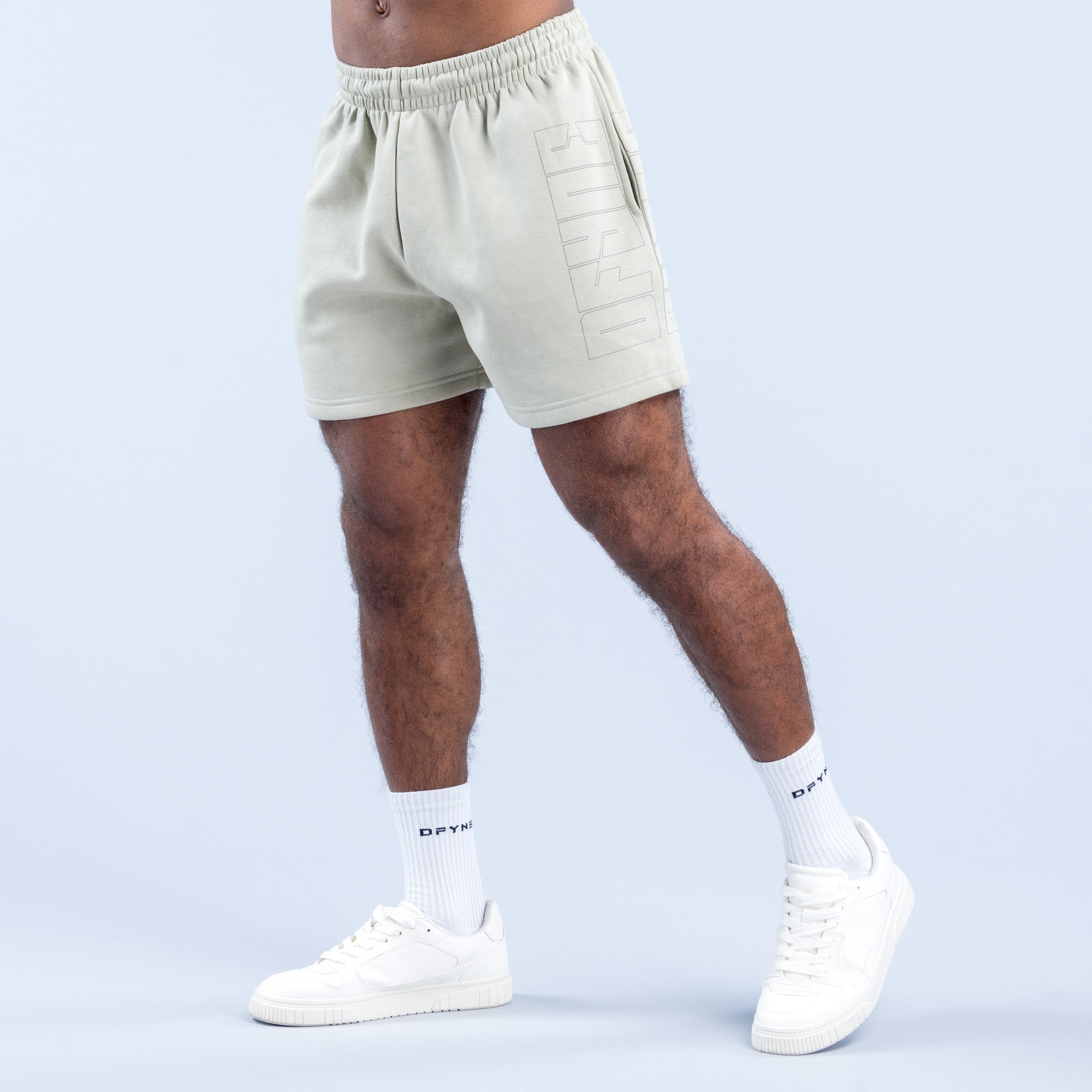 Shorts DFYNE Recharge Graphic Masculino Cinzentas | ZFQPBO497