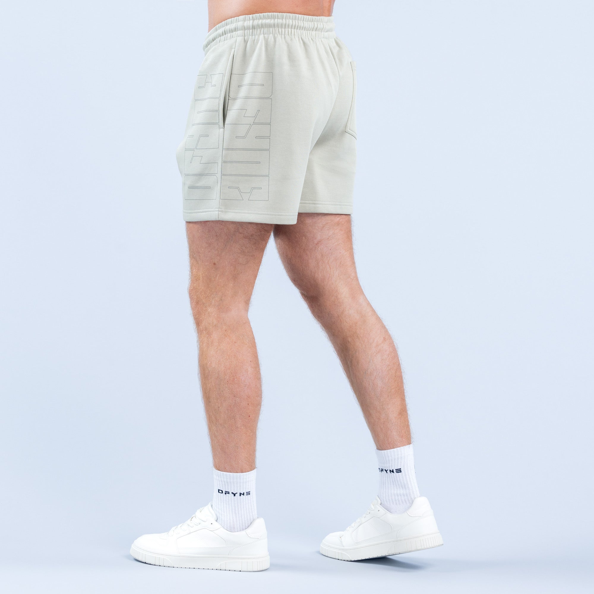 Shorts DFYNE Recharge Graphic Masculino Cinzentas | ZFQPBO497