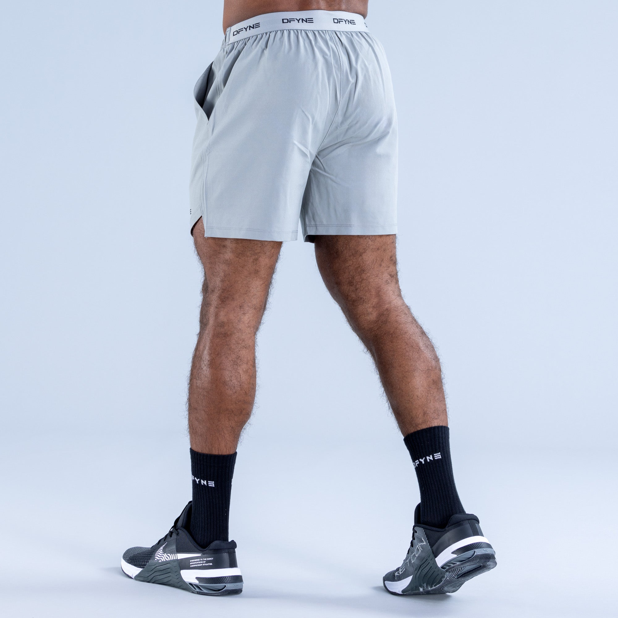 Shorts DFYNE Stealth Training Masculino Cinzentas | EAGLZV893