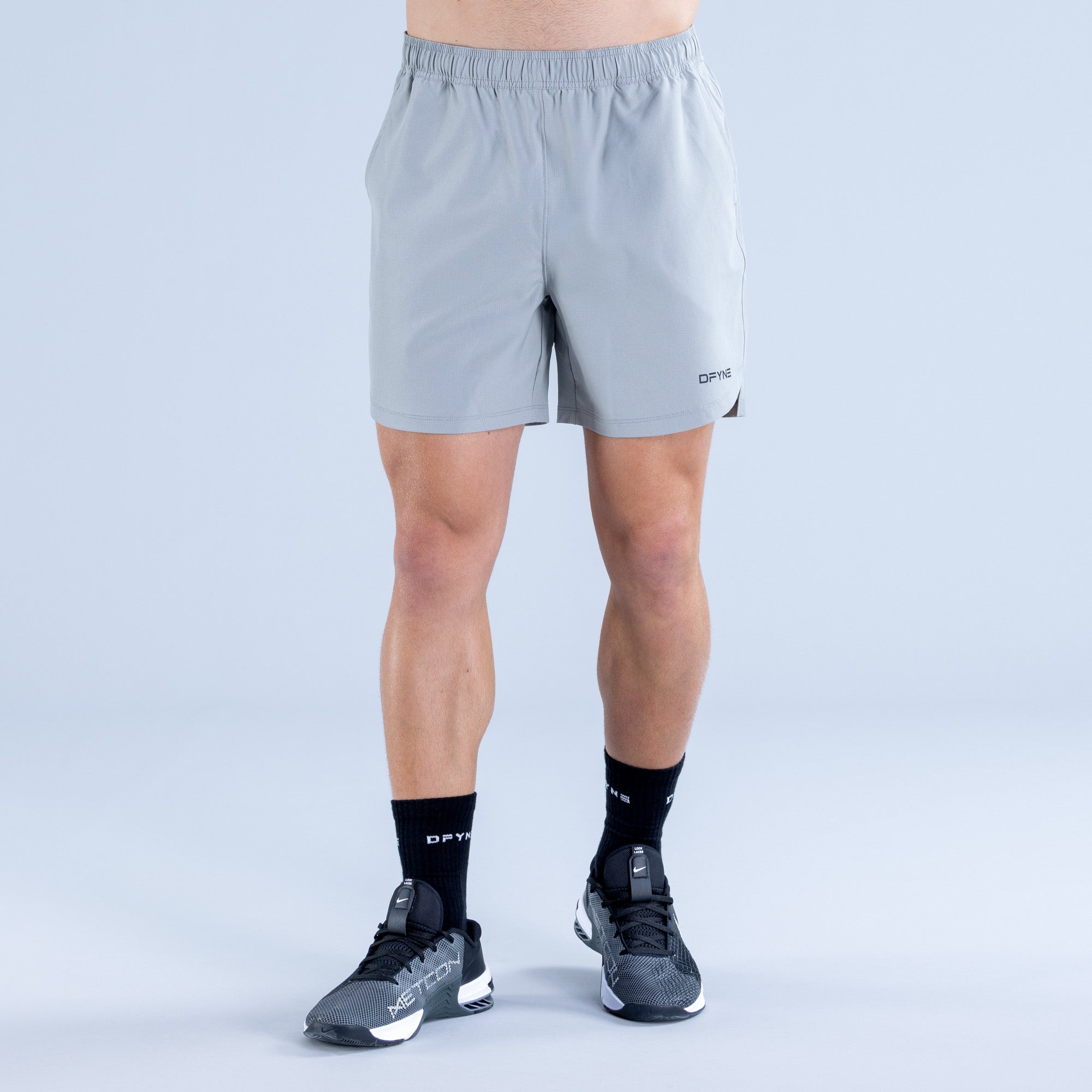 Shorts DFYNE Stealth Training Masculino Cinzentas | EAGLZV893