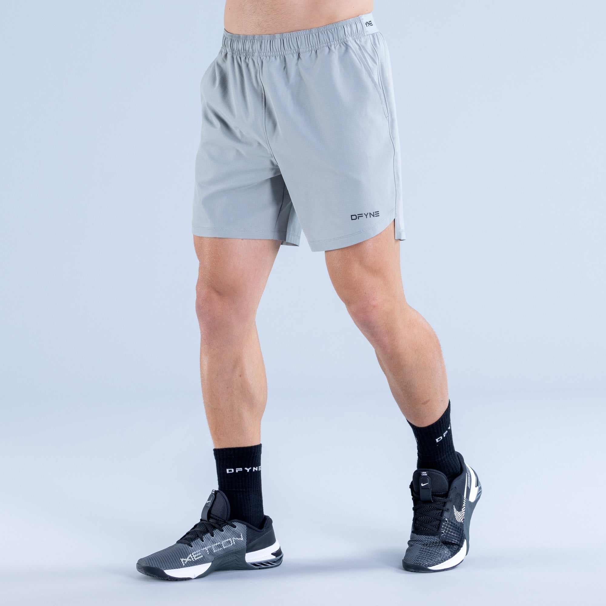 Shorts DFYNE Stealth Training Masculino Cinzentas | EAGLZV893