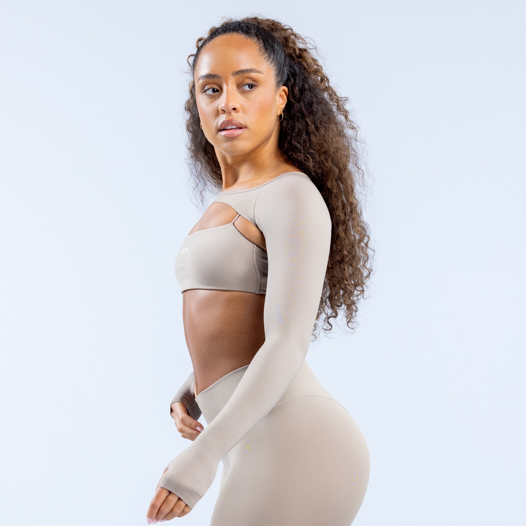 Shrug DFYNE Defy Long Sleeve Feminino Cinzentas | OGWFDU820