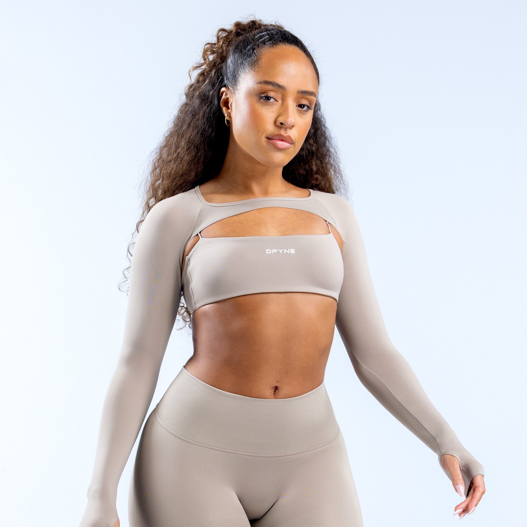 Shrug DFYNE Defy Long Sleeve Feminino Cinzentas | OGWFDU820