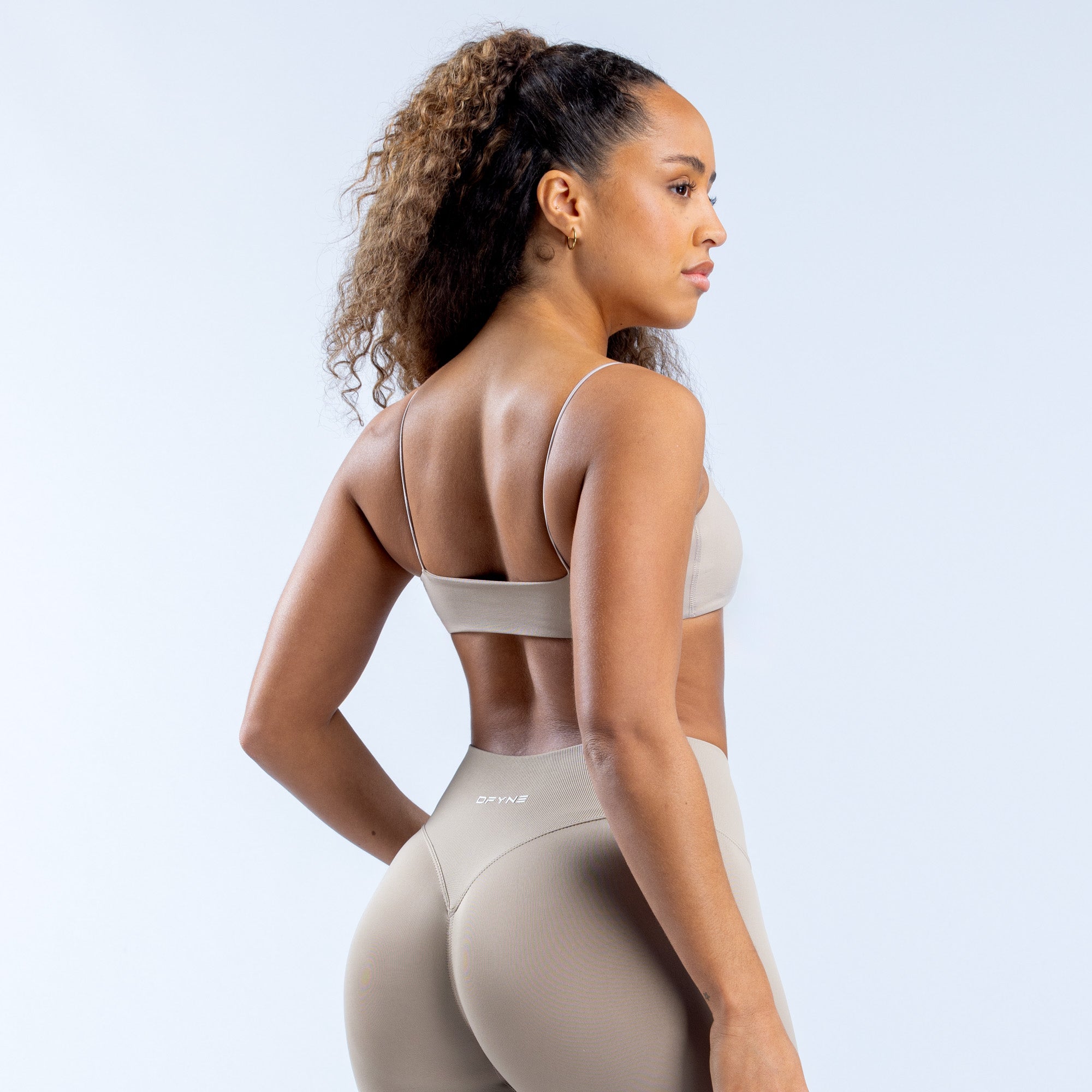 Sutiã Esportivo DFYNE Defy Strappy Feminino Cinzentas | LKAJHY736