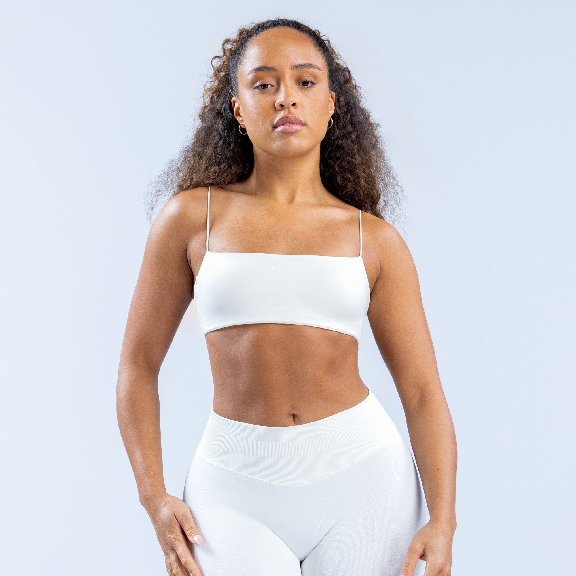 Sutiã Esportivo DFYNE Defy Strappy Feminino Branco | CKERBU596