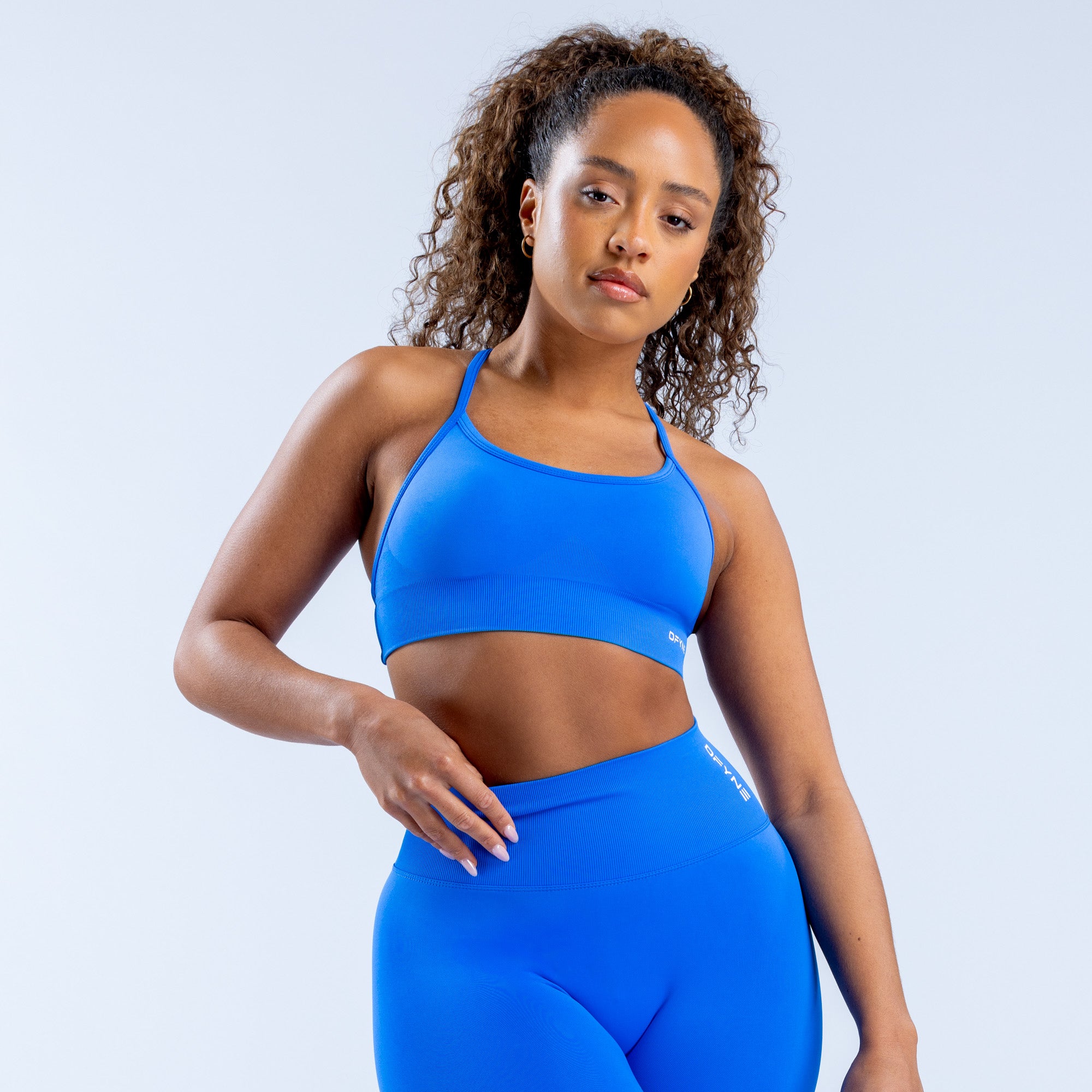 Sutiã Esportivo DFYNE Dynamic Backless Feminino Azuis | TOLRYN623