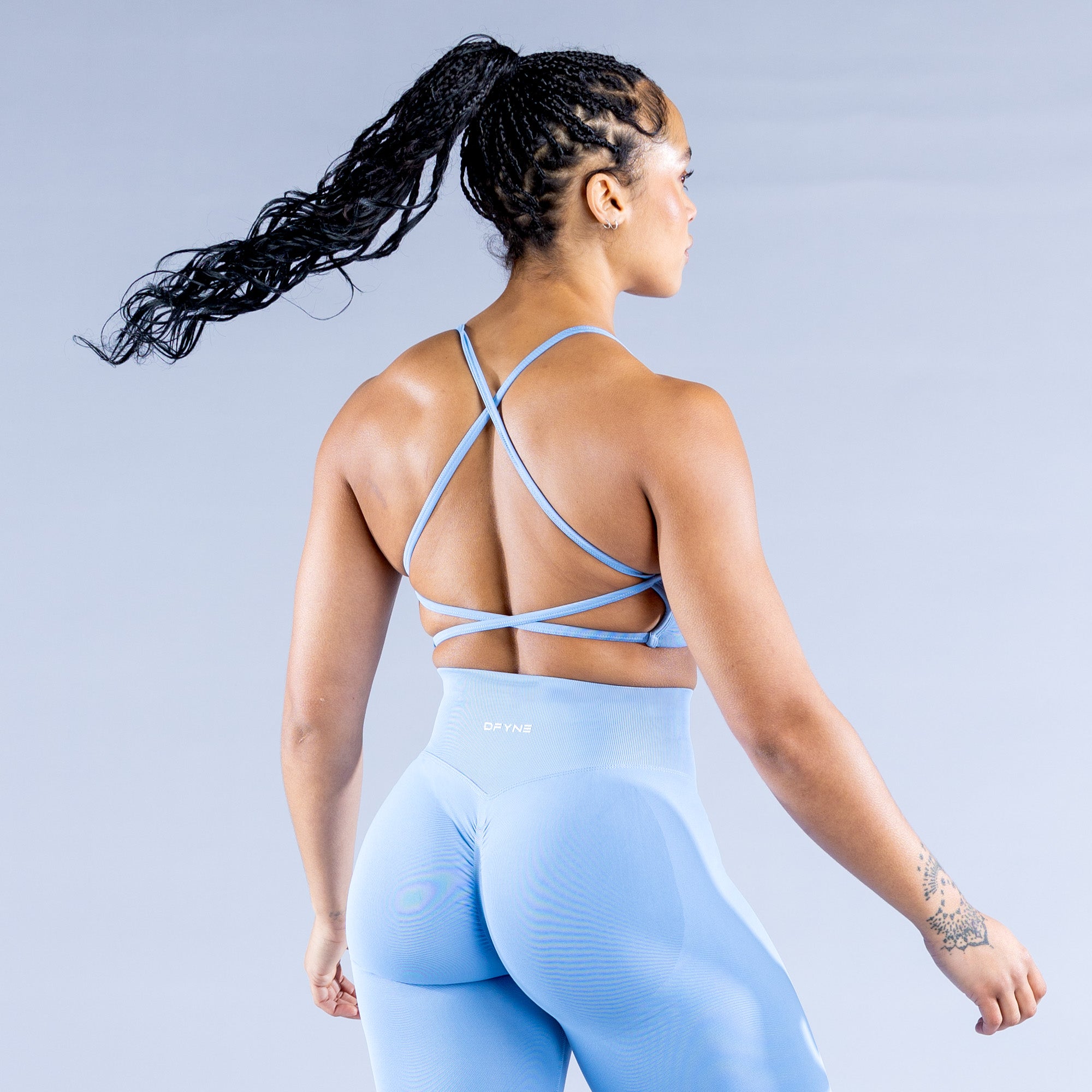 Sutiã Esportivo DFYNE Dynamic Backless Feminino Azuis | JWALSQ791