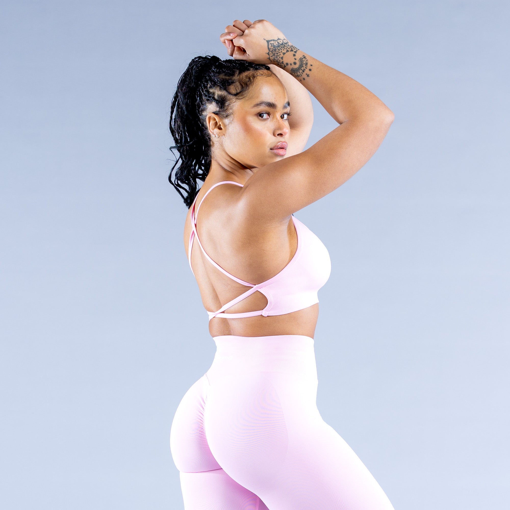 Sutiã Esportivo DFYNE Dynamic Backless Feminino Luz Rosa Rosa | LVHZXF027