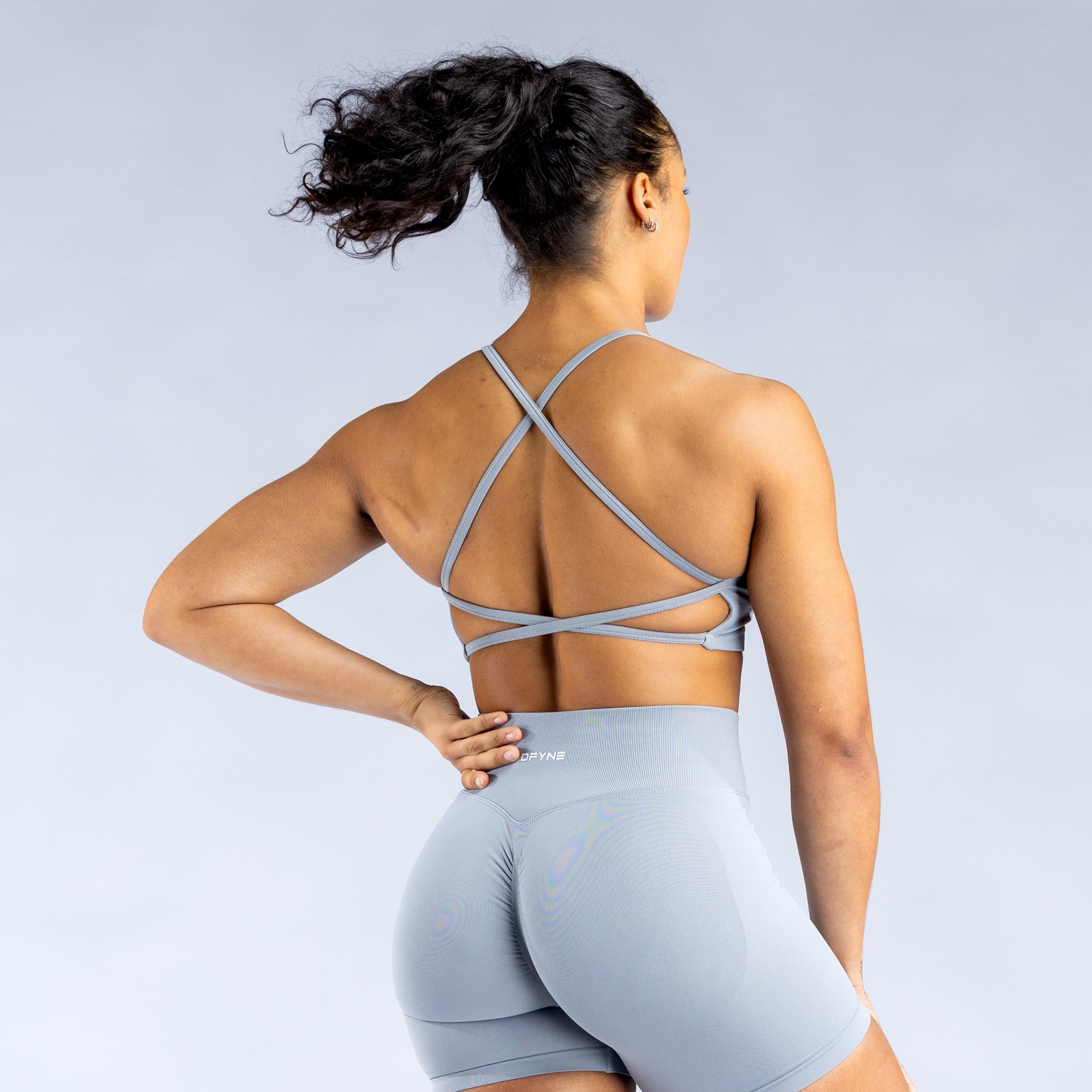 Sutiã Esportivo DFYNE Dynamic Backless Feminino Luz Cinzentas | WLGKUO970