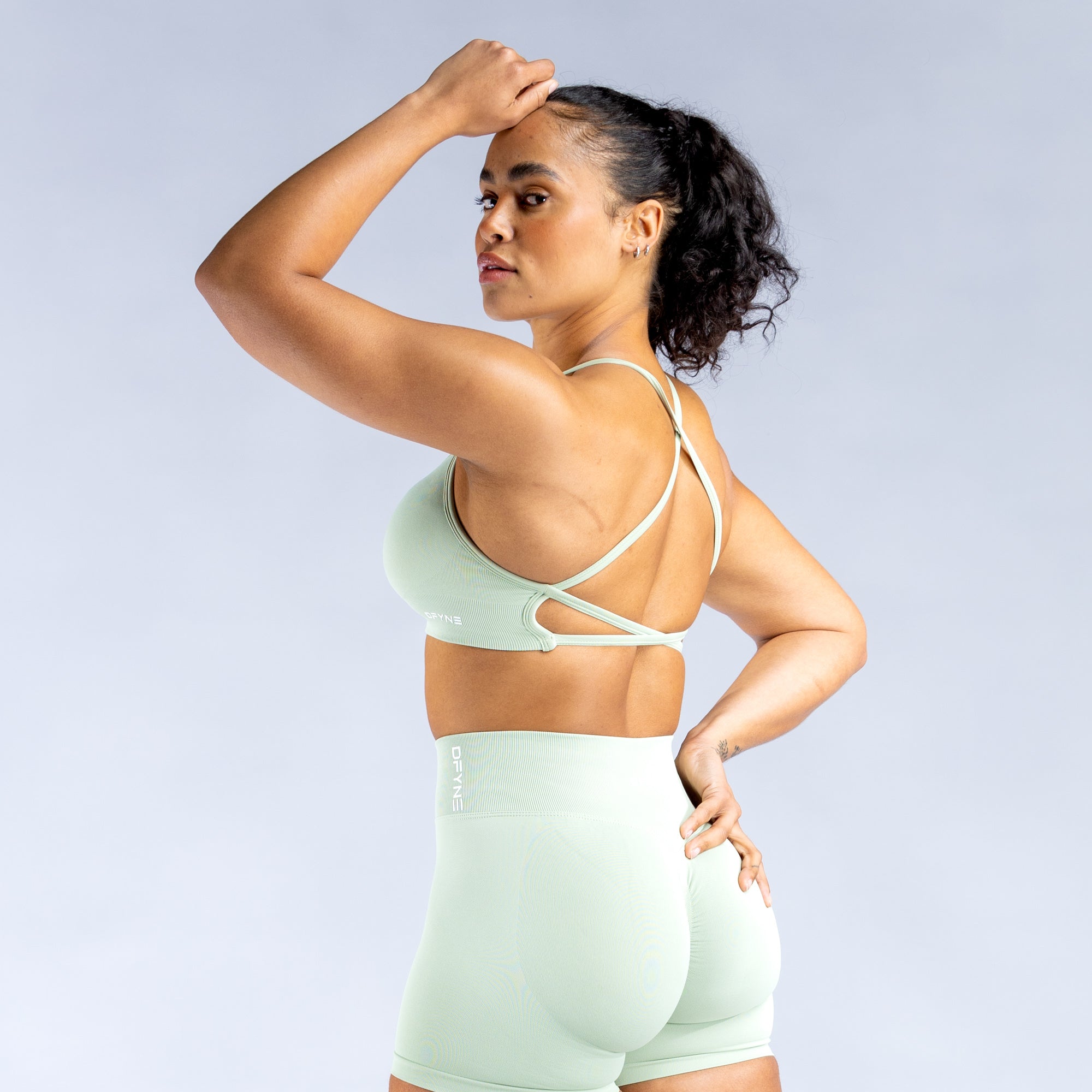 Sutiã Esportivo DFYNE Dynamic Backless Feminino Verdes | JKWRBF960