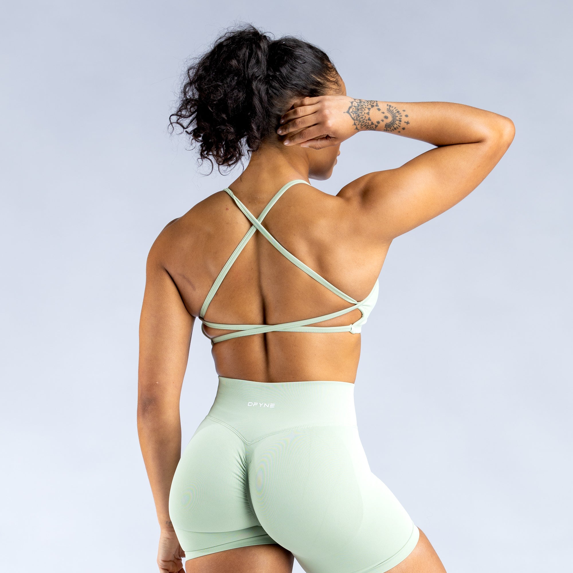 Sutiã Esportivo DFYNE Dynamic Backless Feminino Verdes | JKWRBF960