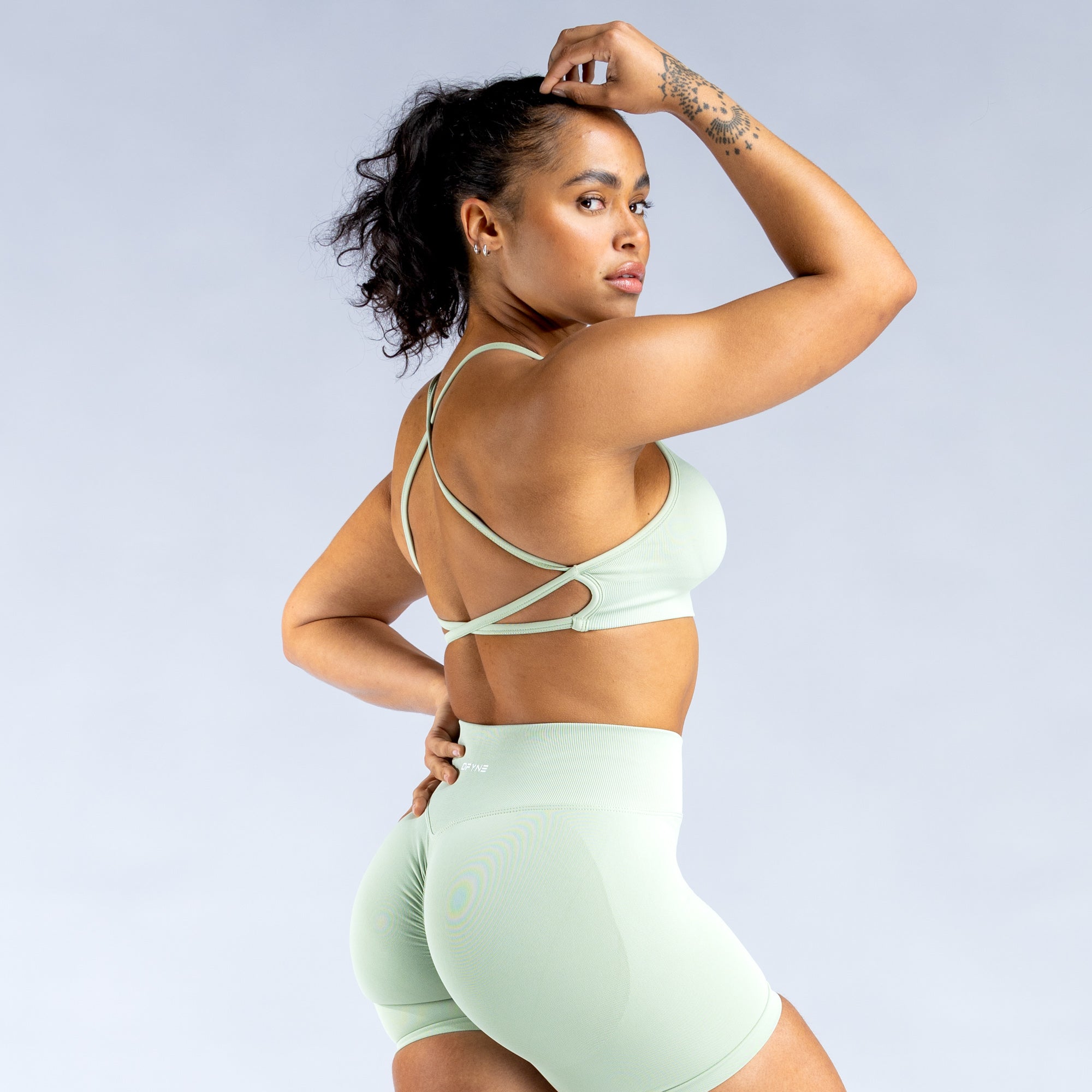 Sutiã Esportivo DFYNE Dynamic Backless Feminino Verdes | JKWRBF960