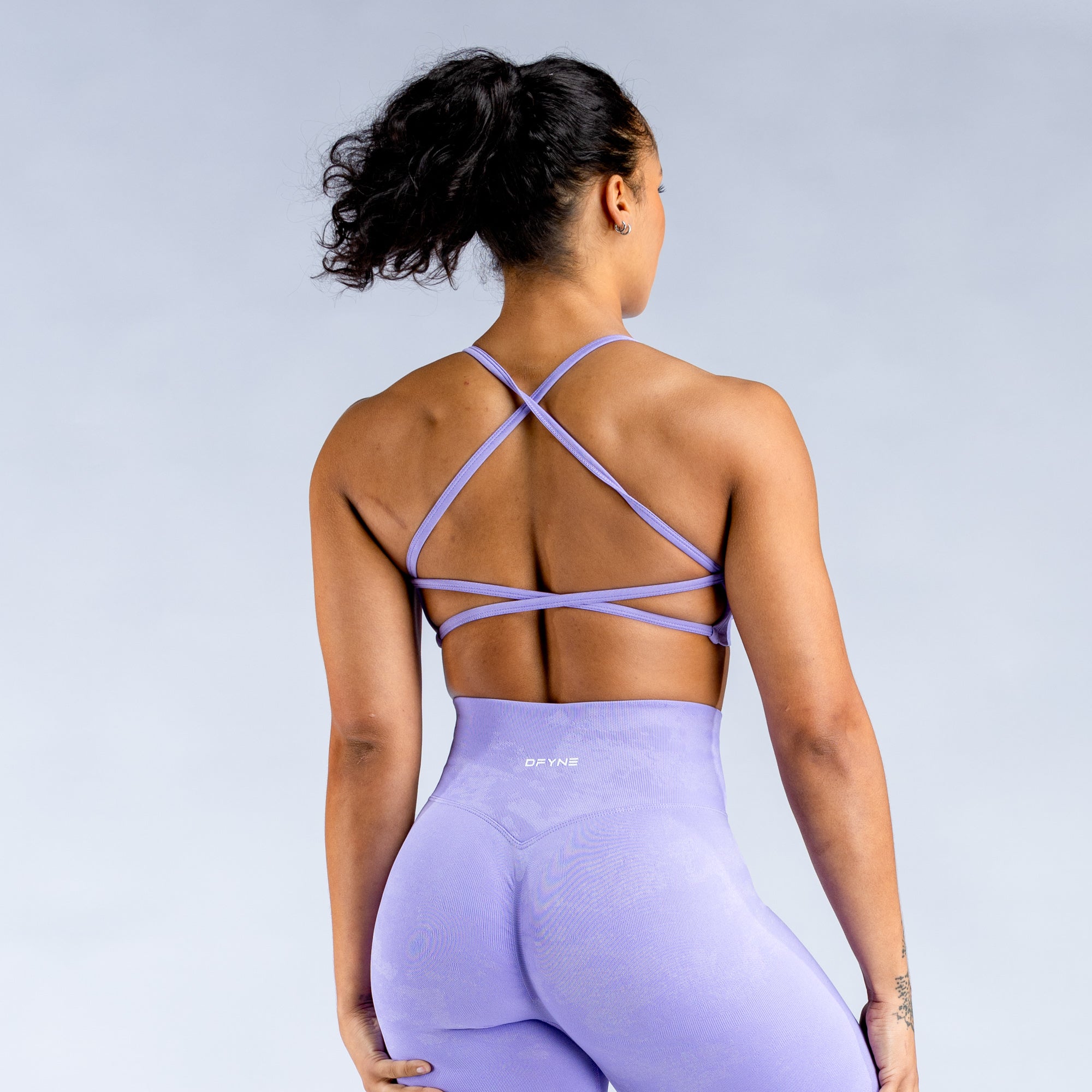 Sutiã Esportivo DFYNE Dynamic Mist Backless Feminino Branco | NJVPXK261