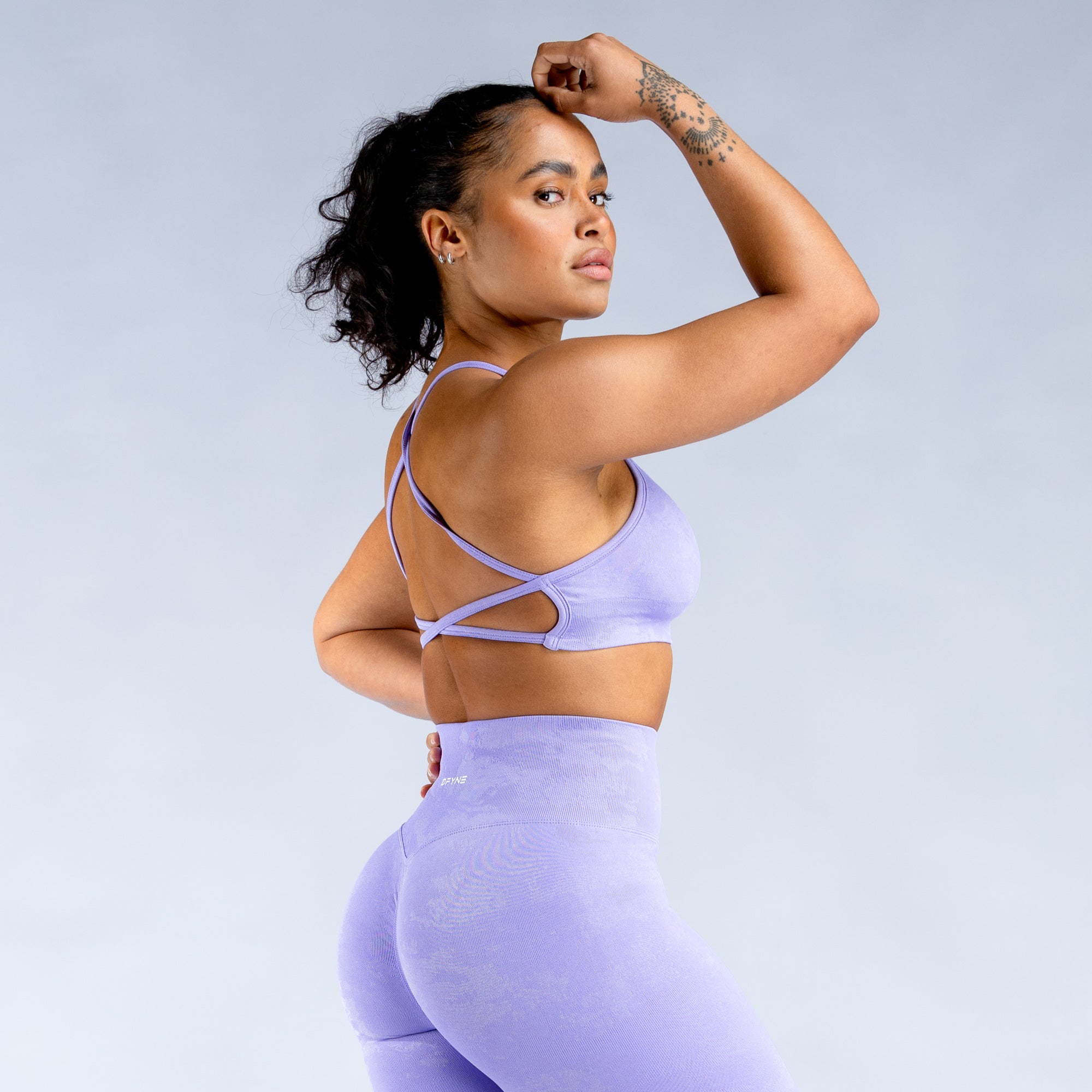 Sutiã Esportivo DFYNE Dynamic Mist Backless Feminino Branco | NJVPXK261