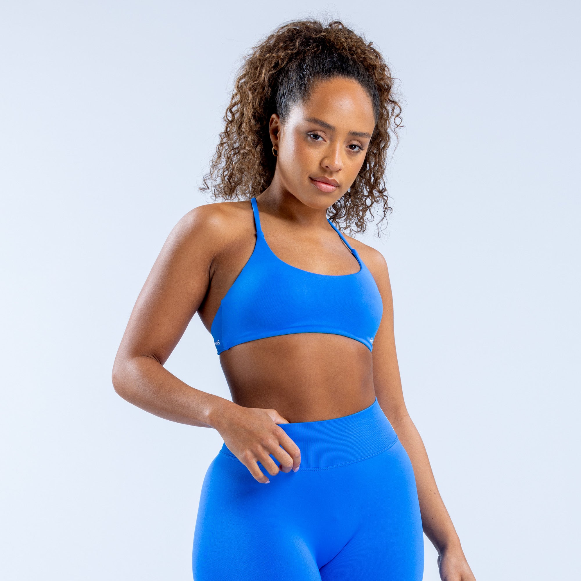 Sutiã Esportivo DFYNE Dynamic Twist Back Feminino Azuis | BECKXF286