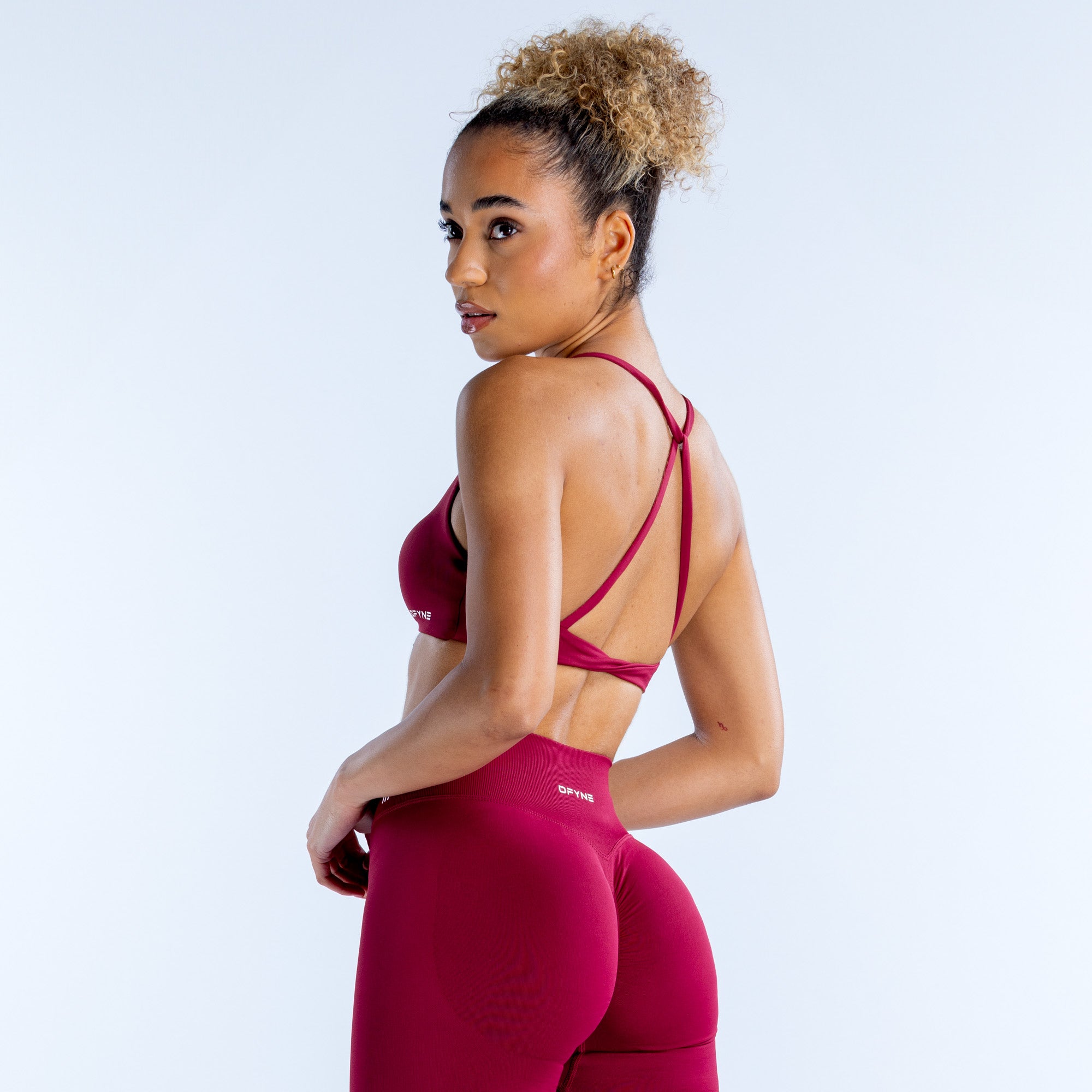 Sutiã Esportivo DFYNE Dynamic Twist Back Feminino Fucsia | ZLWGNC356