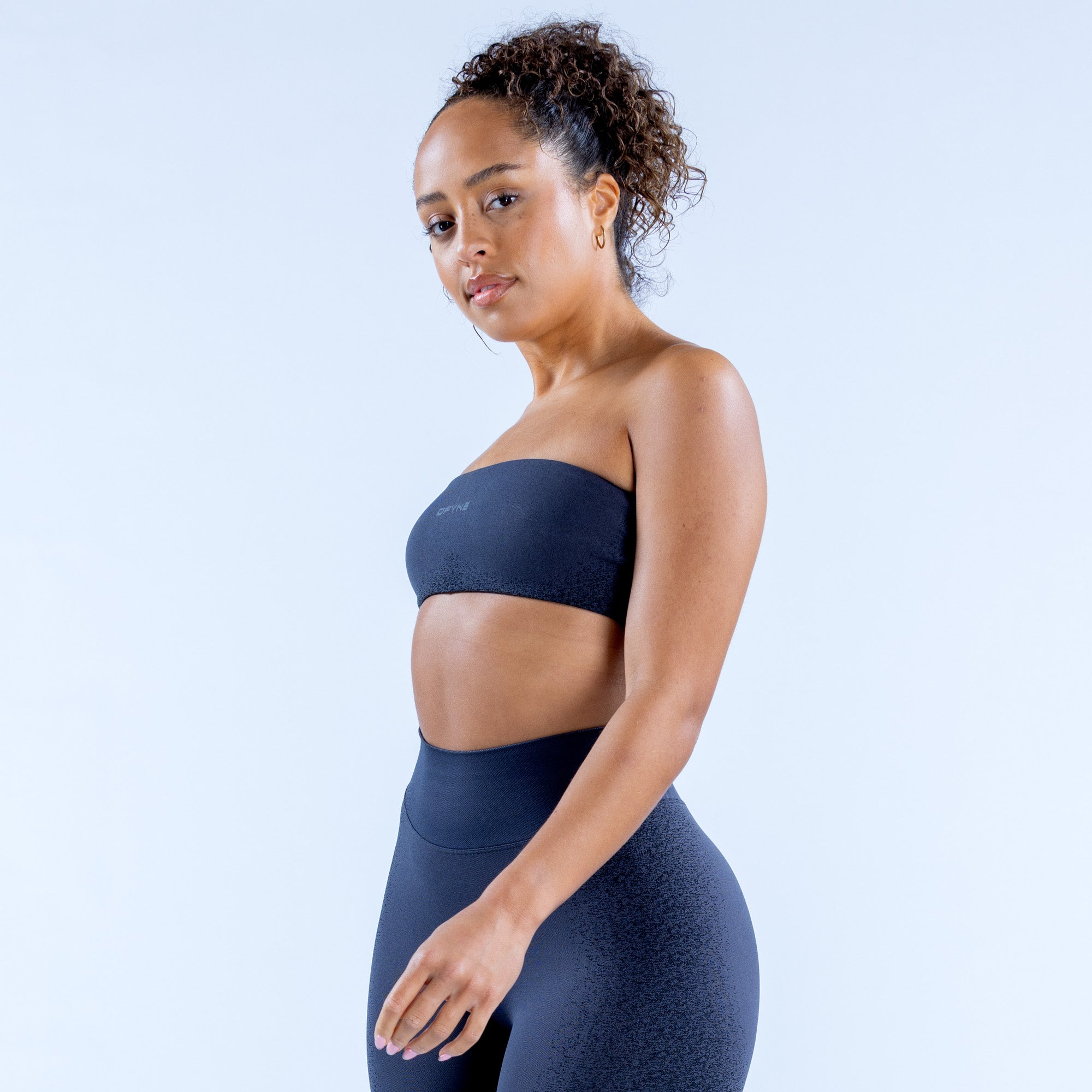 Sutiã Esportivo DFYNE Ignite Bandeau Feminino Cinzentas | KWOLVT893