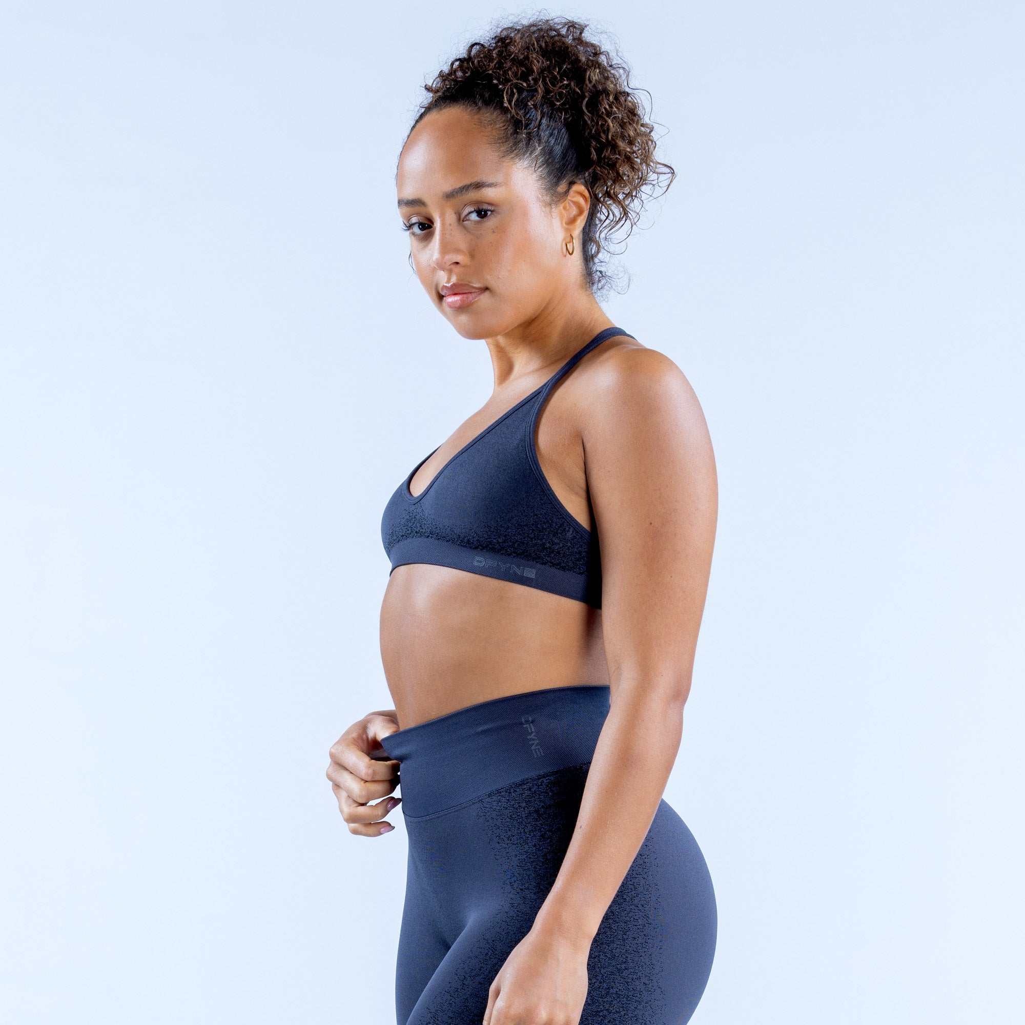 Sutiã Esportivo DFYNE Ignite Cross Back Feminino Cinzentas | RUGHCI091