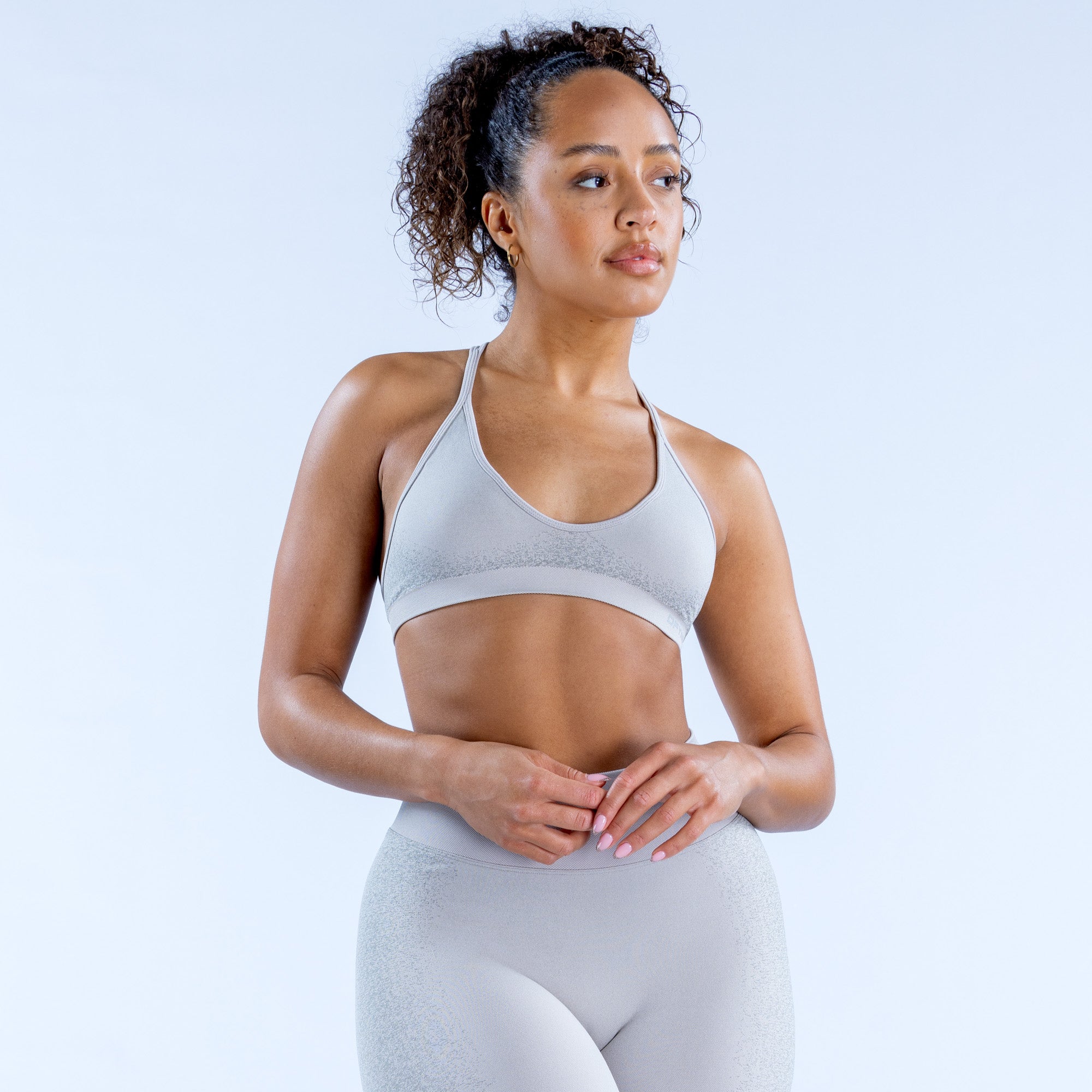 Sutiã Esportivo DFYNE Ignite Cross Back Feminino Luz Cinzentas | HIQNWT452