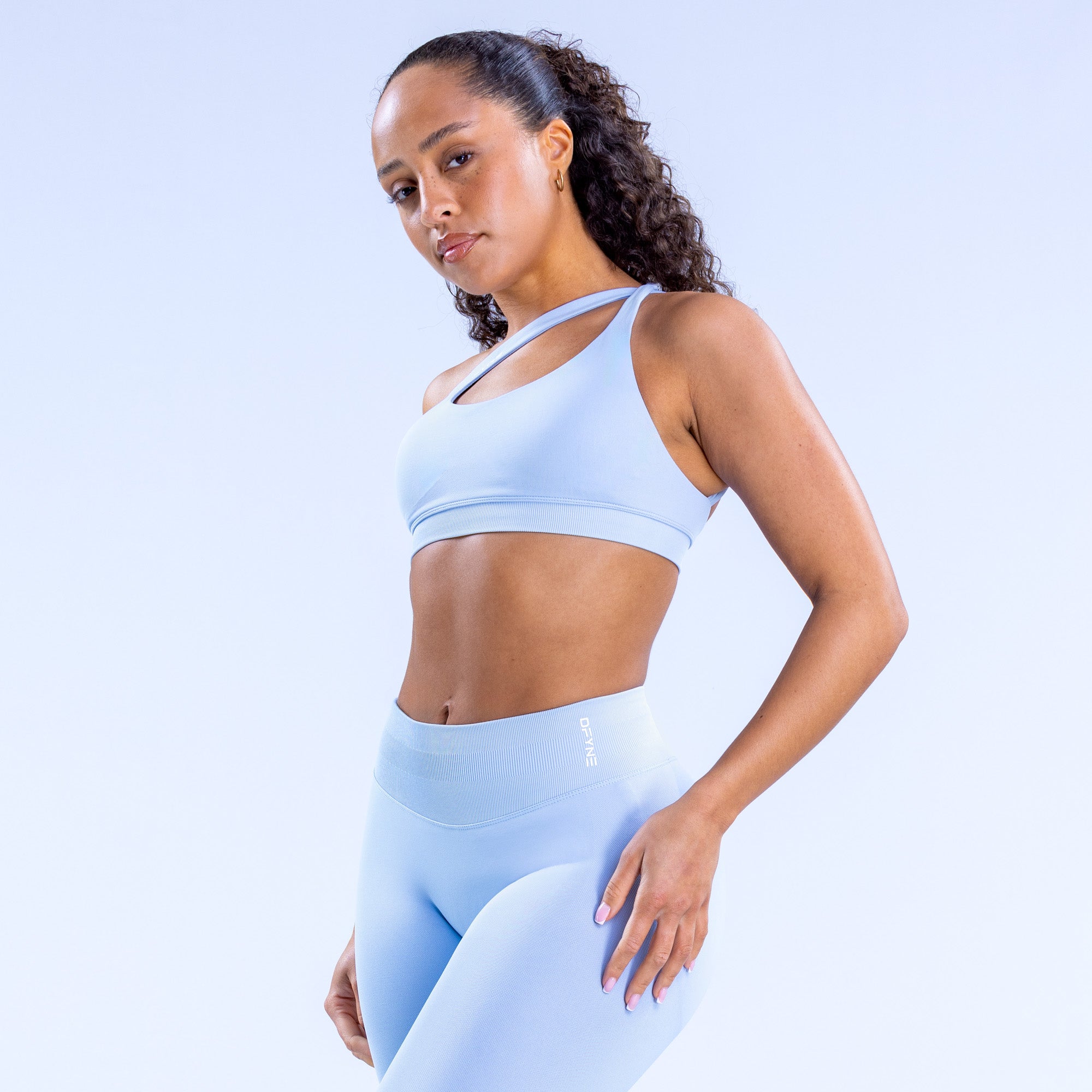 Sutiã Esportivo DFYNE Impact Asymmetric Feminino Azuis | OCXFVD471