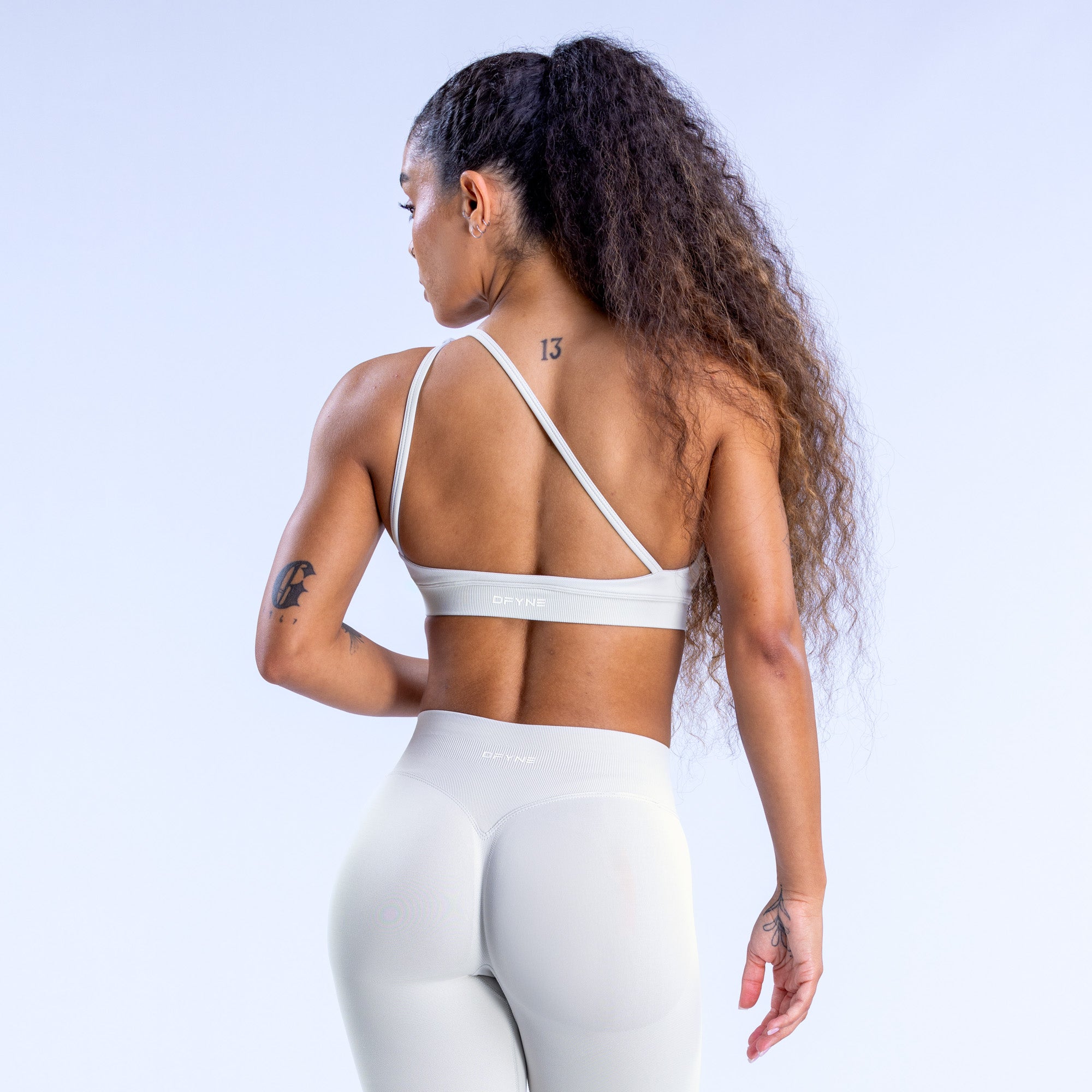 Sutiã Esportivo DFYNE Impact Asymmetric Feminino Branco | RYVHPN564