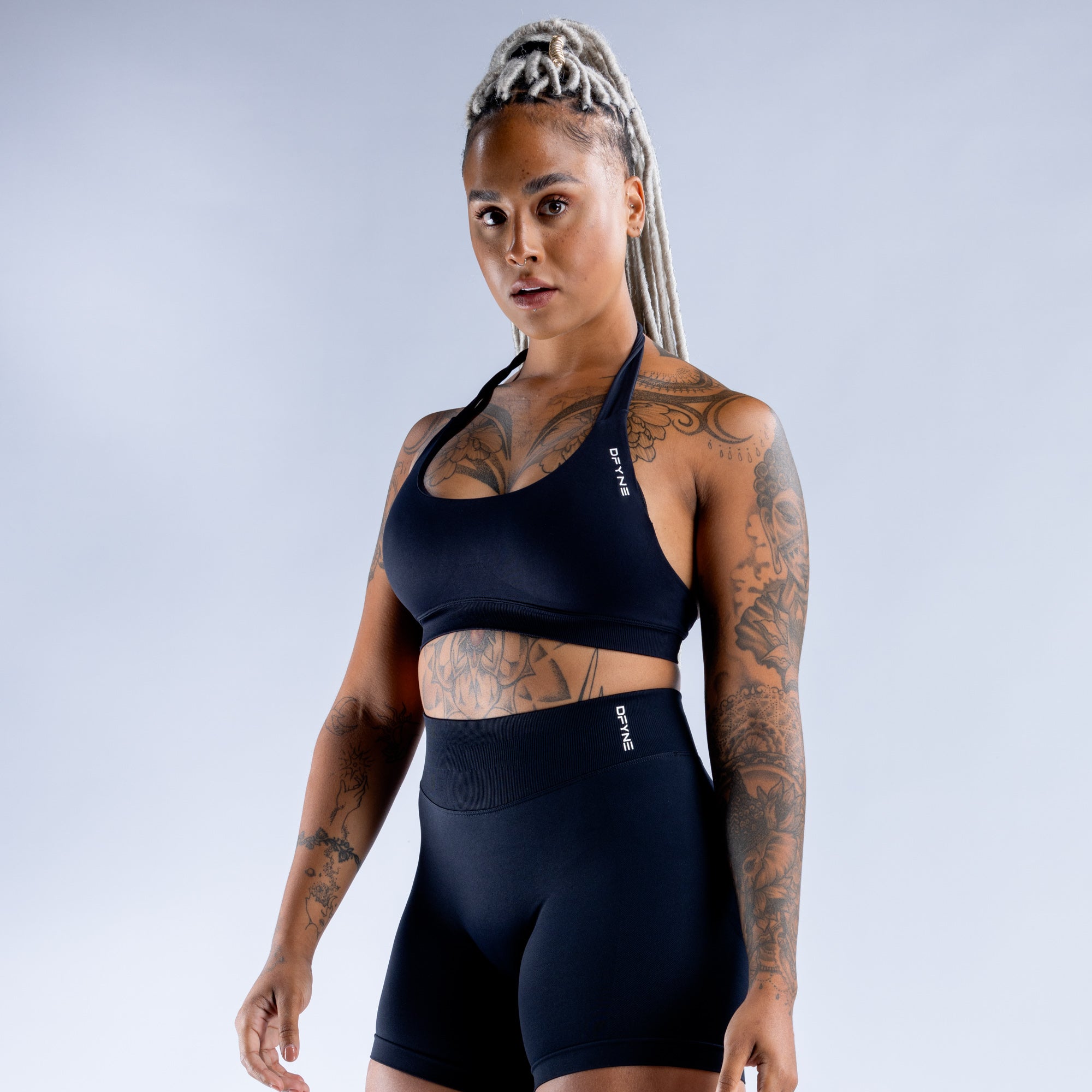 Sutiã Esportivo DFYNE Impact Feminino Pretas | TYMBXK631