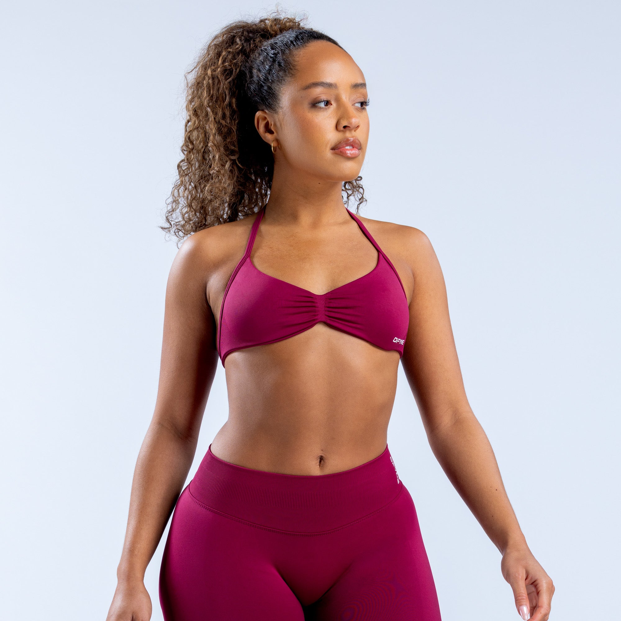 Sutiã Esportivo DFYNE Impact Strappy Feminino Fucsia | OUSTJD816