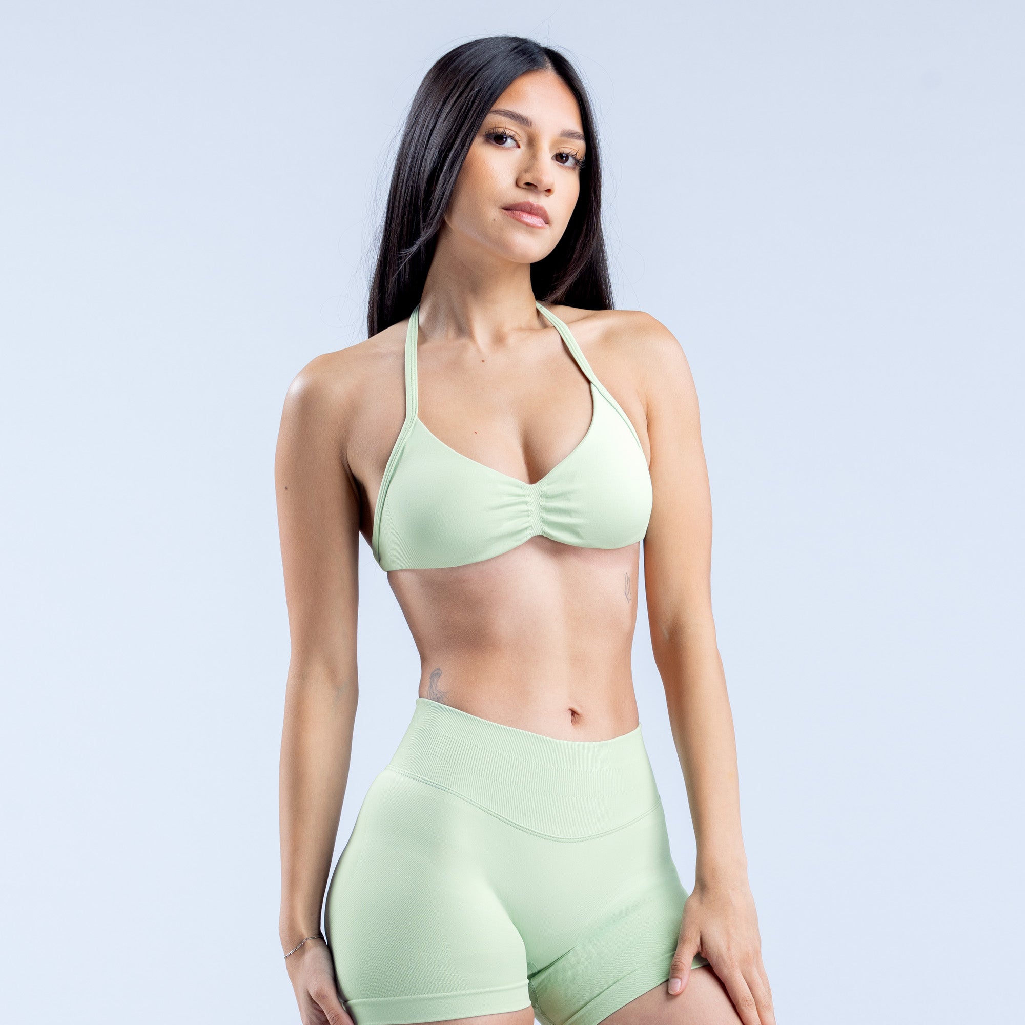 Sutiã Esportivo DFYNE Impact Strappy Feminino Verdes | HQXYBN497