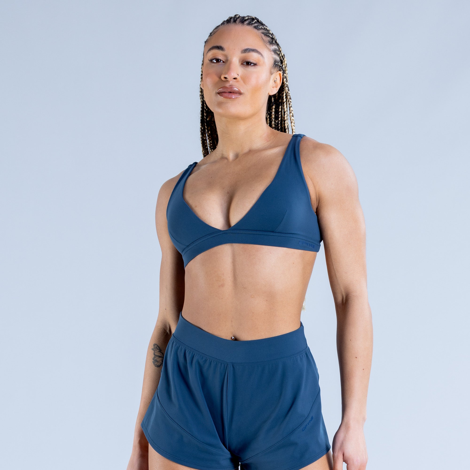 Sutiã Esportivo DFYNE Origin Minimal Feminino Azuis | QYCBAM837