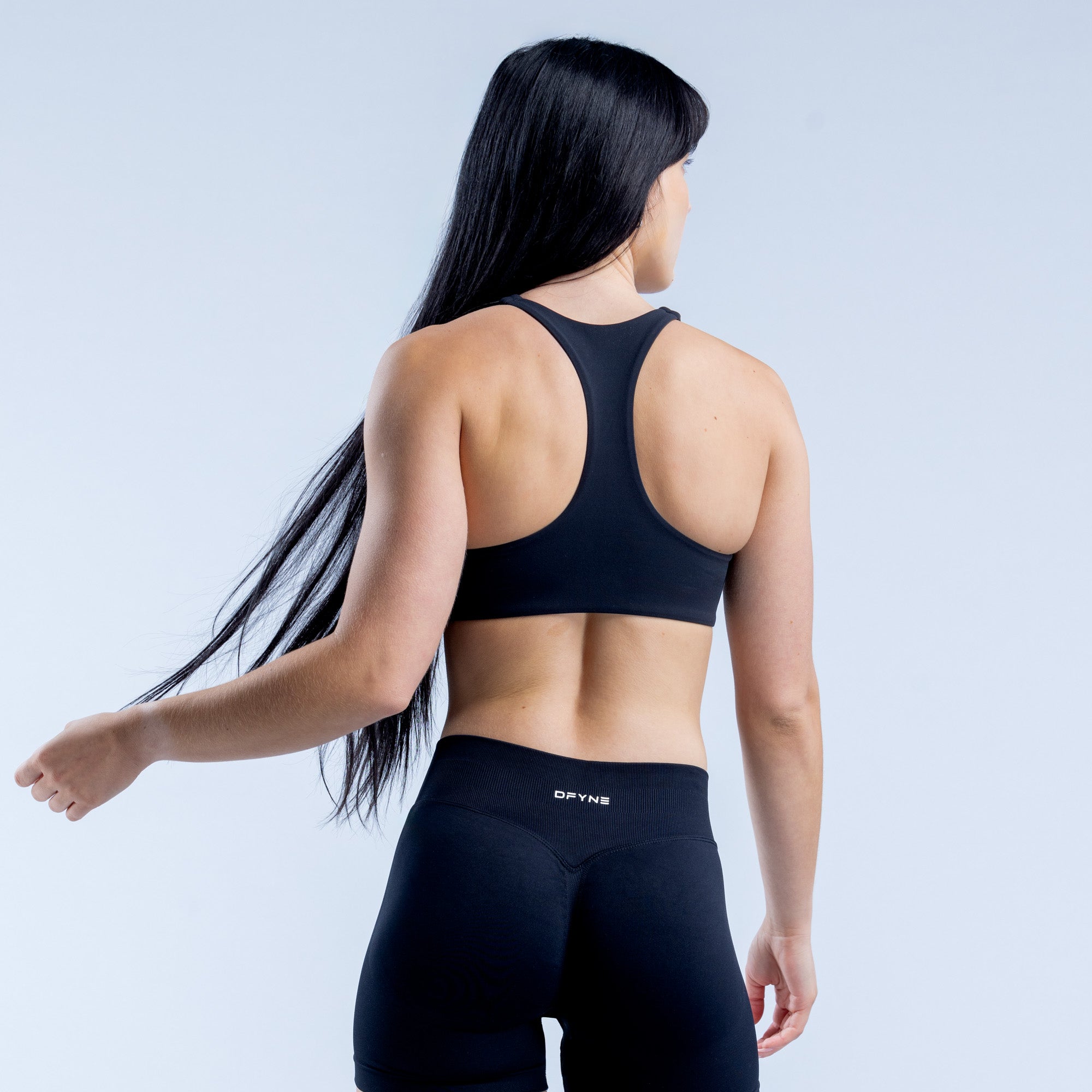 Sutiã Esportivo DFYNE Origin Racer Back Feminino Pretas | BWUFLI750