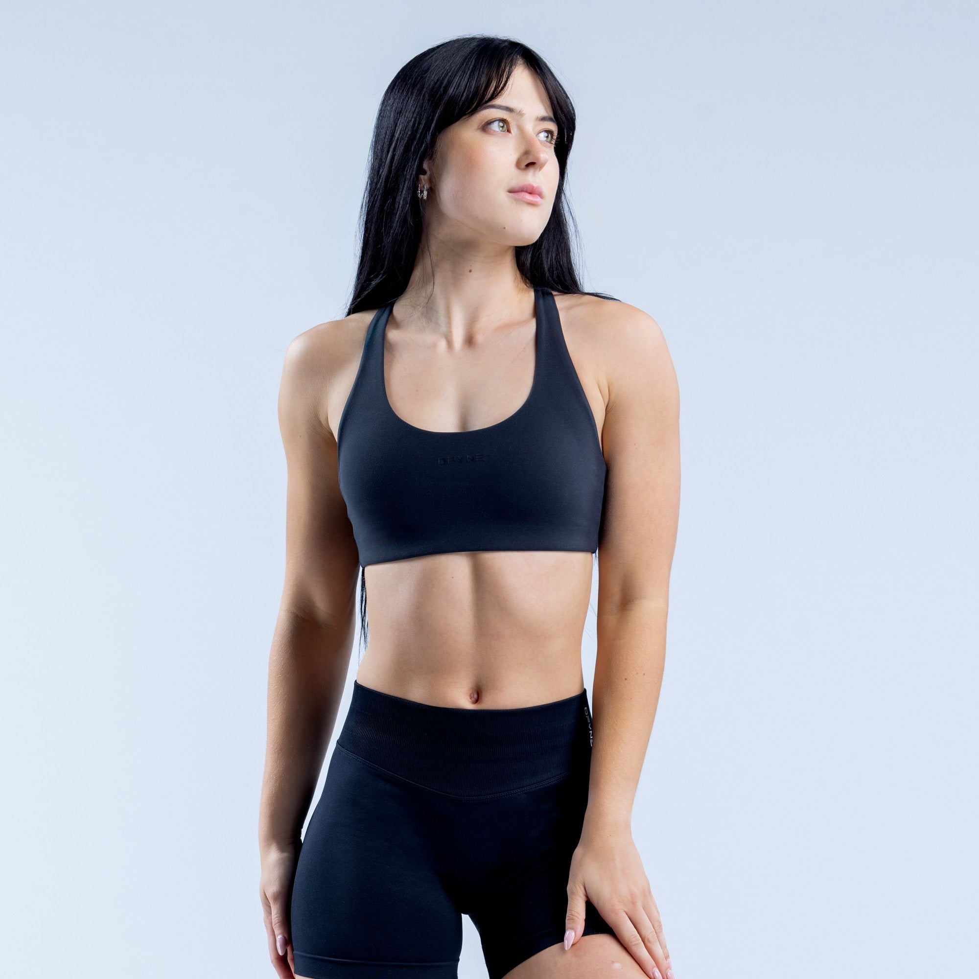 Sutiã Esportivo DFYNE Origin Racer Back Feminino Pretas | BWUFLI750